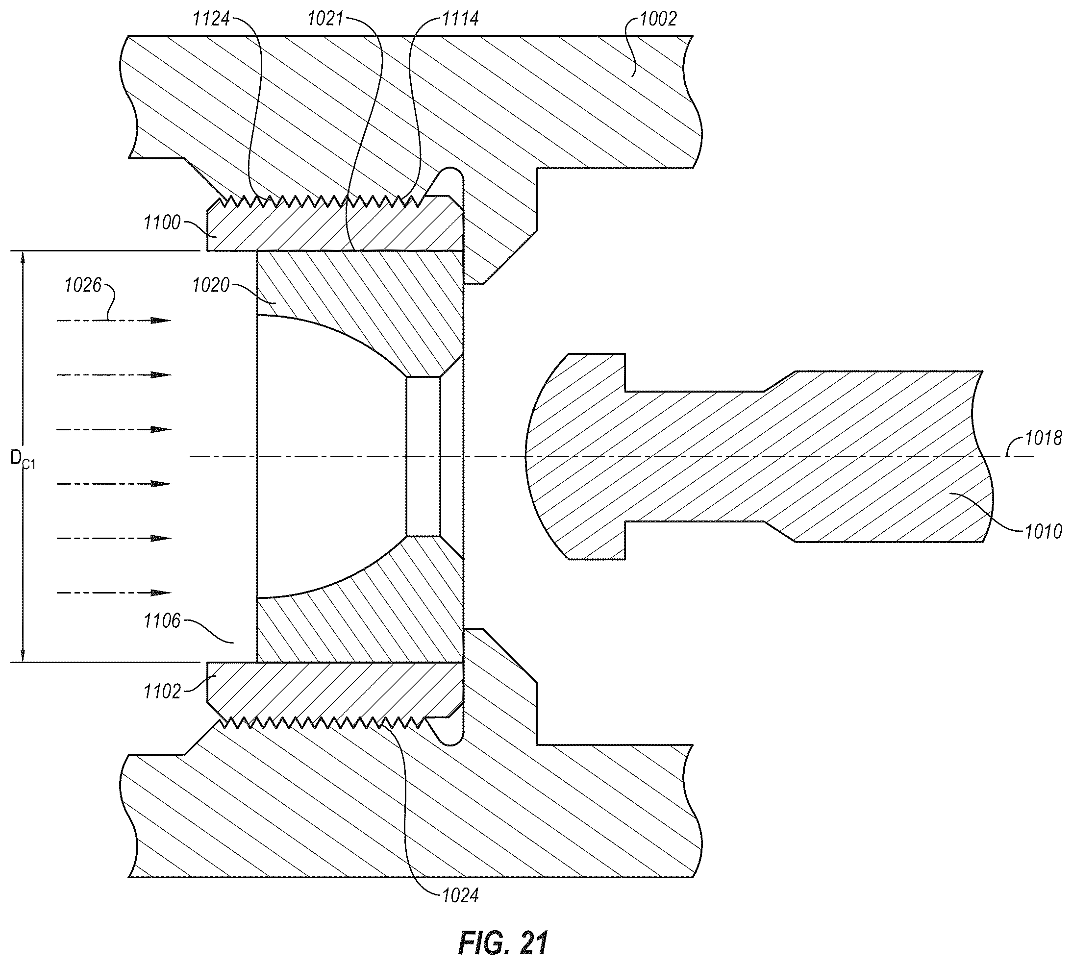 Patent US12345125 Figure 11 – Connection members including shape memory materials, downhole tools including the connection members, and methods of forming the downhole tools
