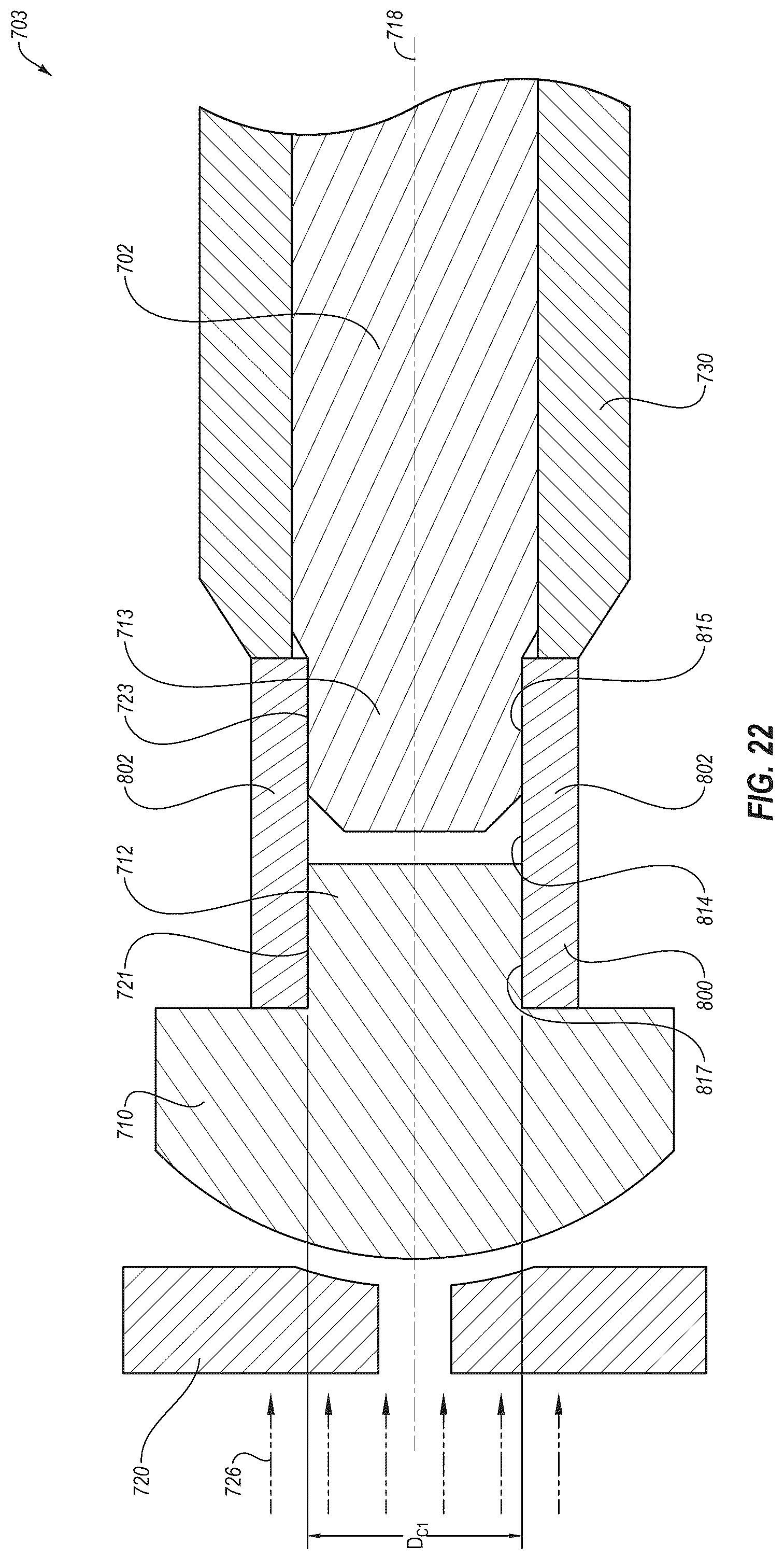 Patent US12345125 Figure 12 – Connection members including shape memory materials, downhole tools including the connection members, and methods of forming the downhole tools