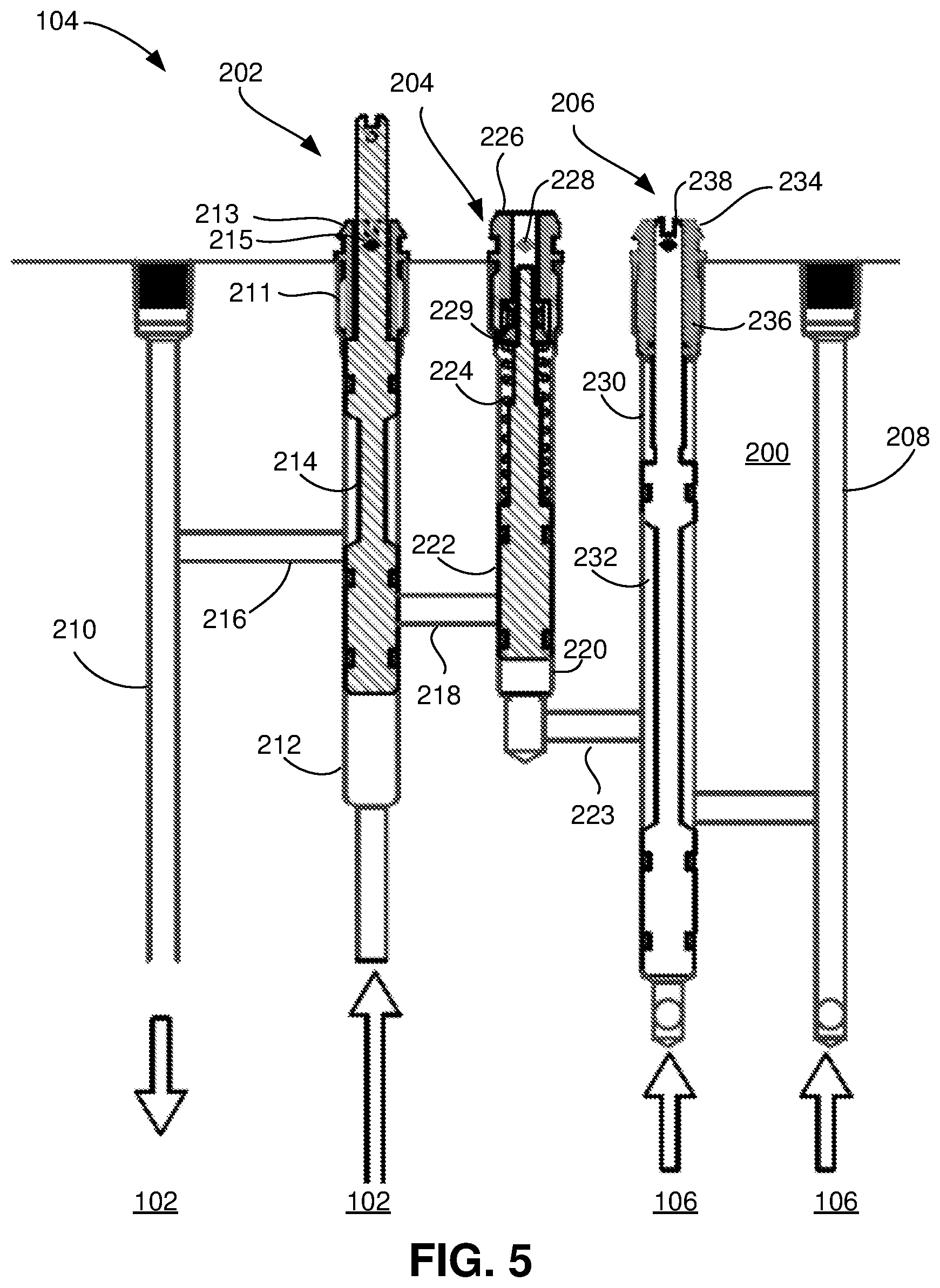Patent US12345126 Figure 5 – Valve assembly for inflatable packers
