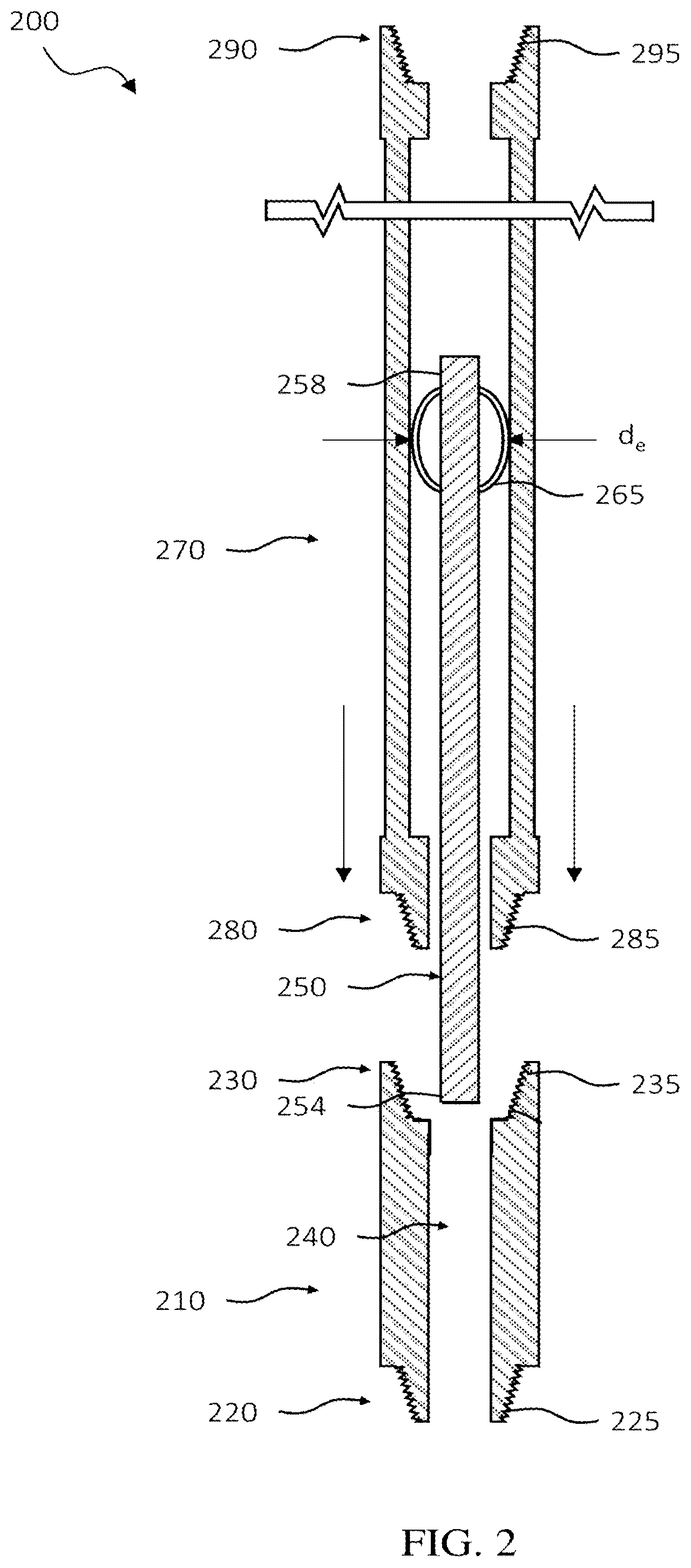 Patent US12345128 Figure 2 – Downhole debris removal apparatus