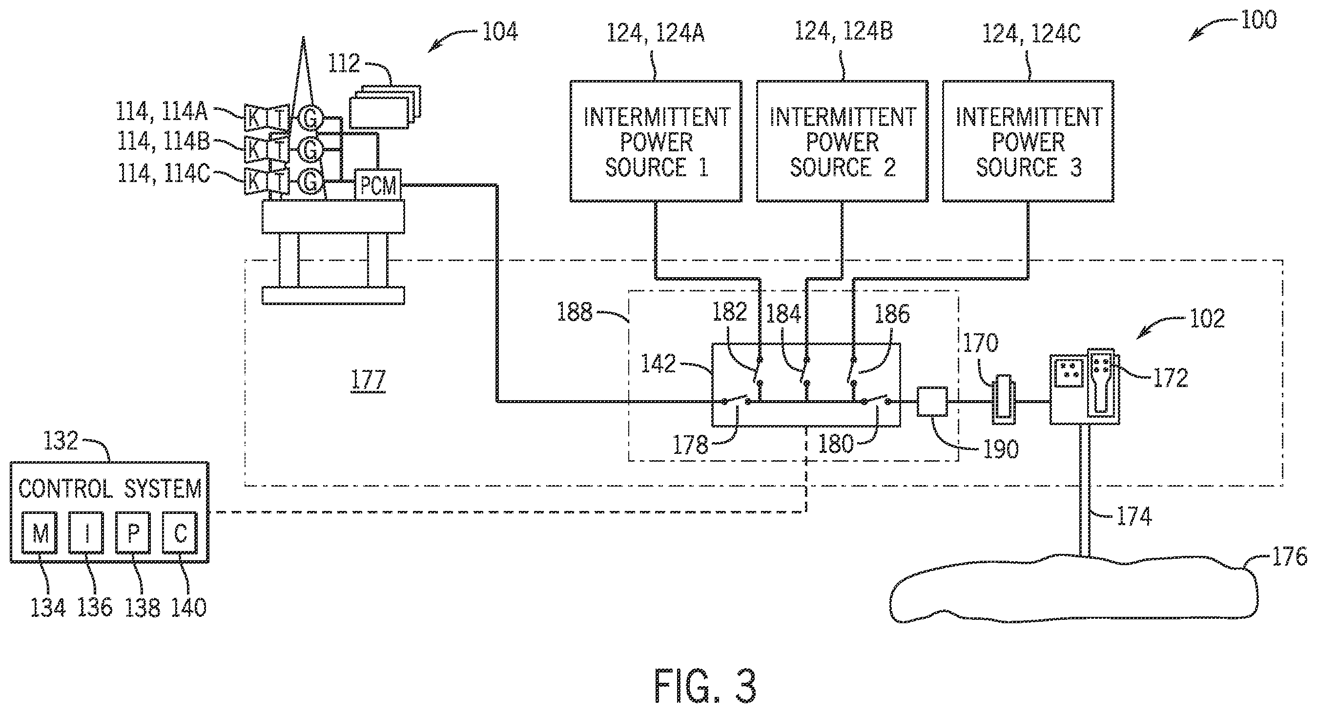 Patent US12345135 Figure 3 – Power control system for subsea equipment