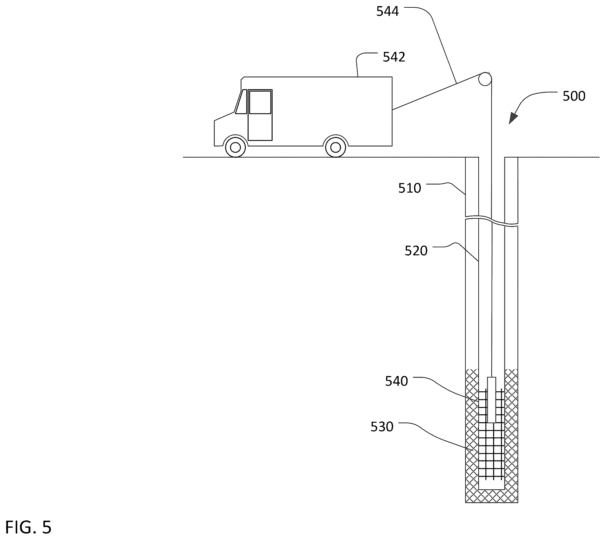 Patent US12345136 Figure 5 – Gravel pack compaction method