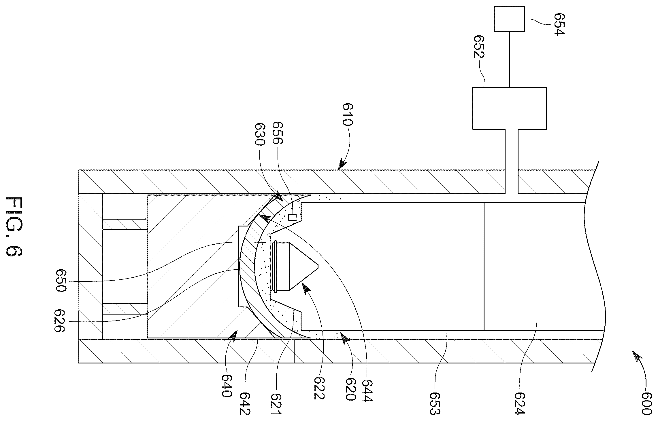 Patent US12345138 Figure 6 – Well perforator evaluation system and method