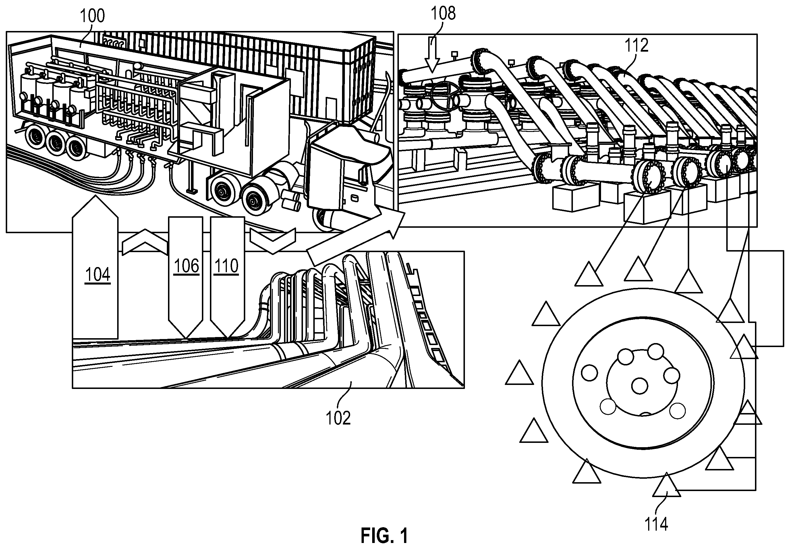 Patent US12345141 — Waterflooding system and process to prevent scale precipitation in oil fields — Figure 1
