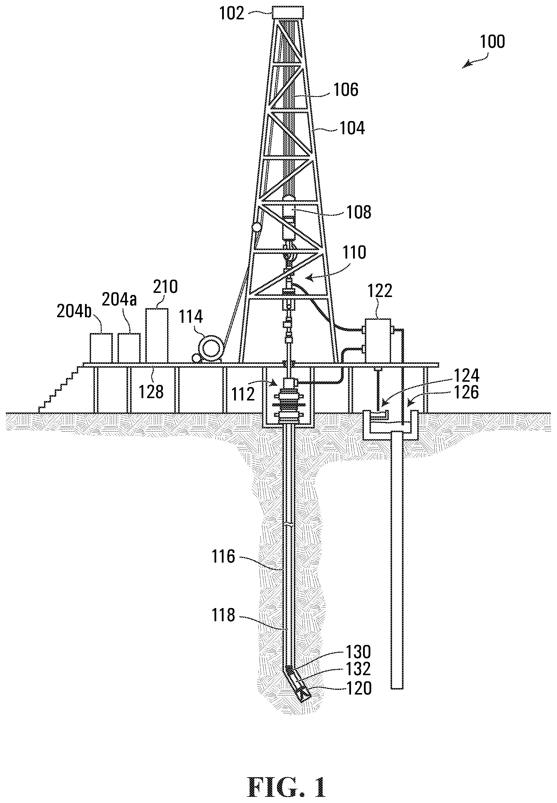 Patent US12345149 Figure 1 – Methods and systems for performing automated drilling of a wellbore