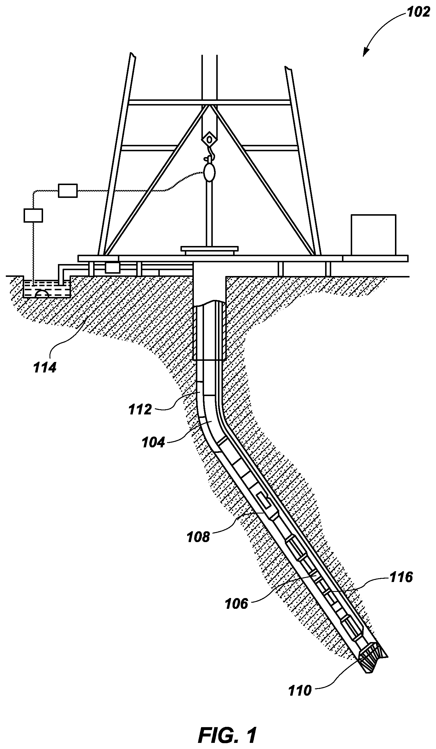 Patent US12345151 Figure 1 – Downhole sensor apparatus and related systems, apparatus, and methods