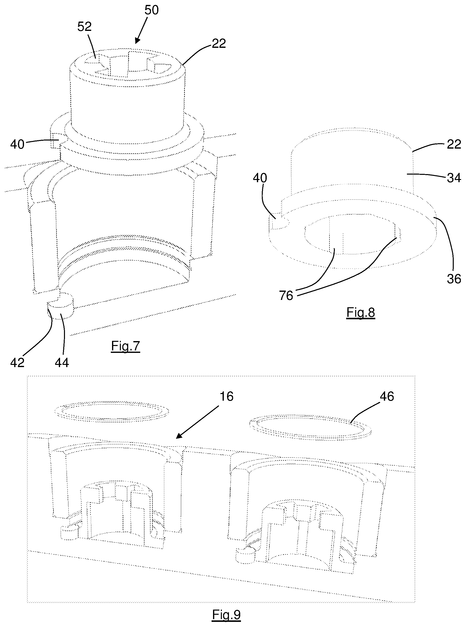 Patent US12345157 Figure 3 – Piston and cylinder assembly of a downhole tool, downhole tool with a piston and cylinder assembly, and method of assembling the piston and cylinder