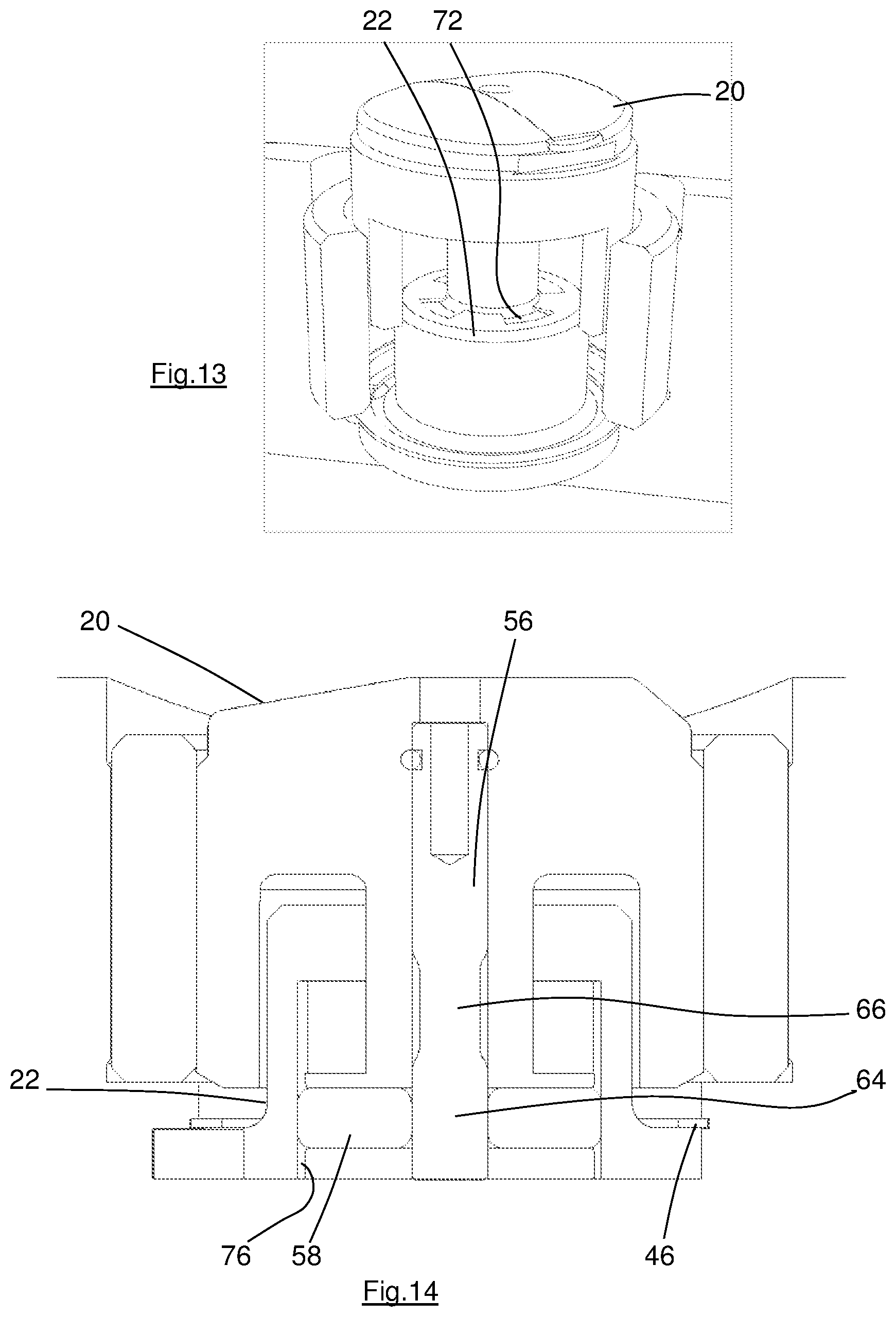 Patent US12345157 Figure 5 – Piston and cylinder assembly of a downhole tool, downhole tool with a piston and cylinder assembly, and method of assembling the piston and cylinder