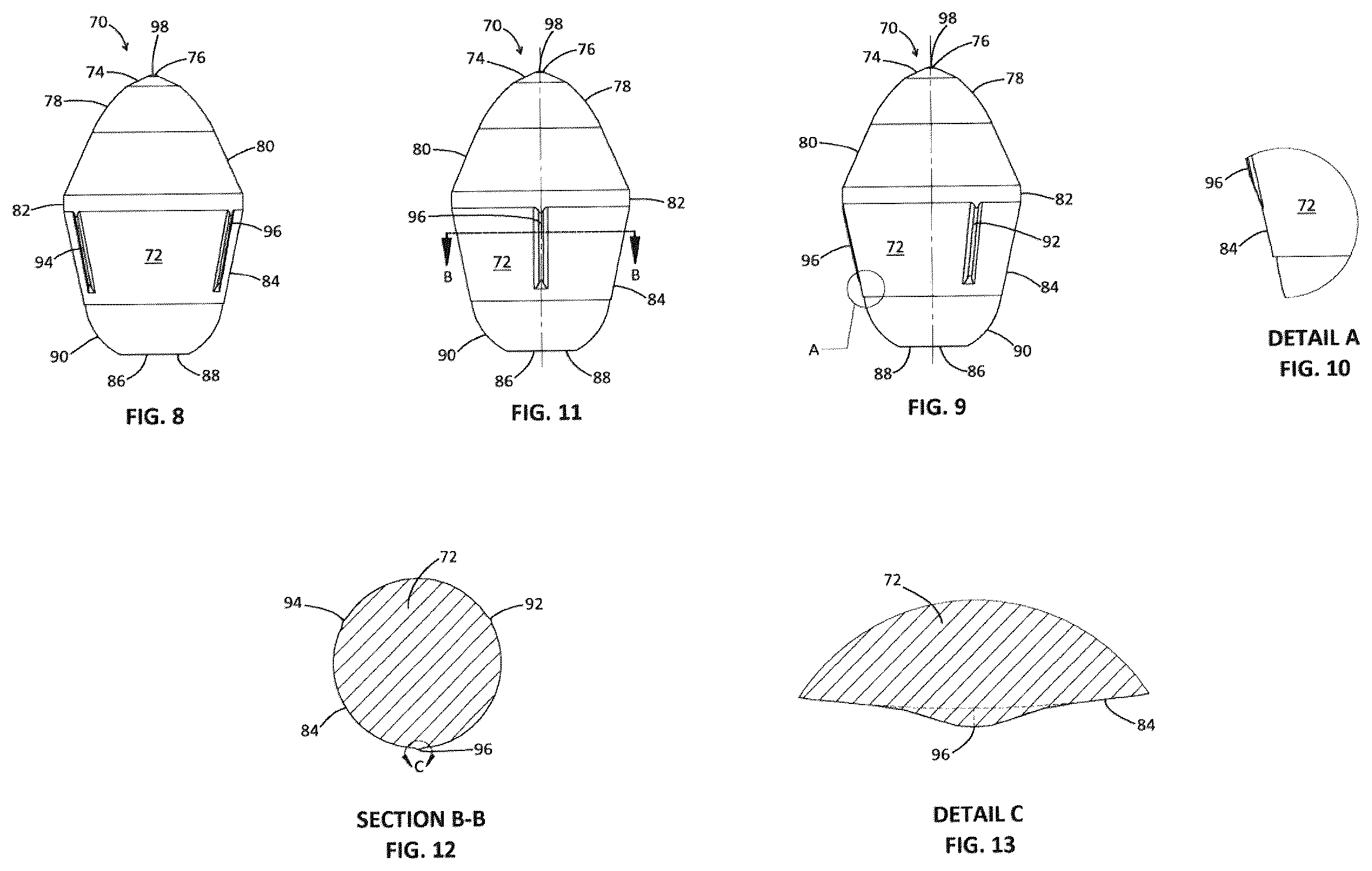 Patent US12345158 Figure 3 – Bit tip insert