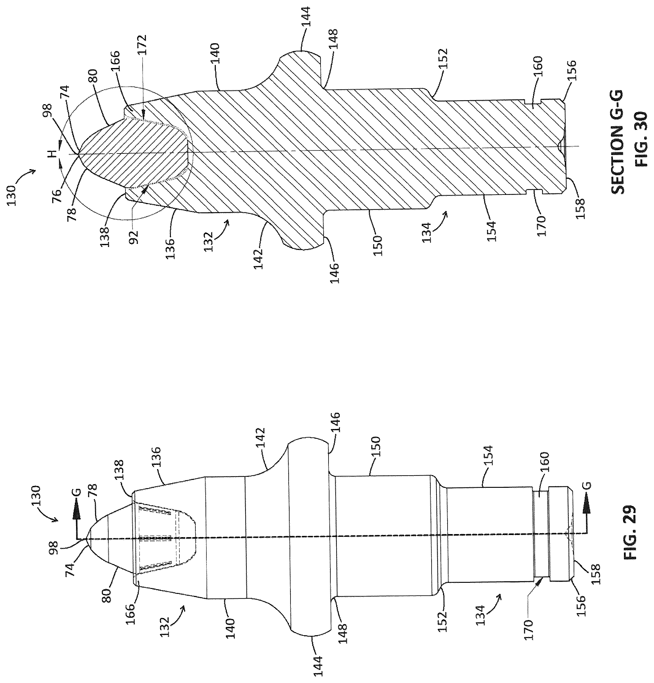 Patent US12345158 Figure 7 – Bit tip insert