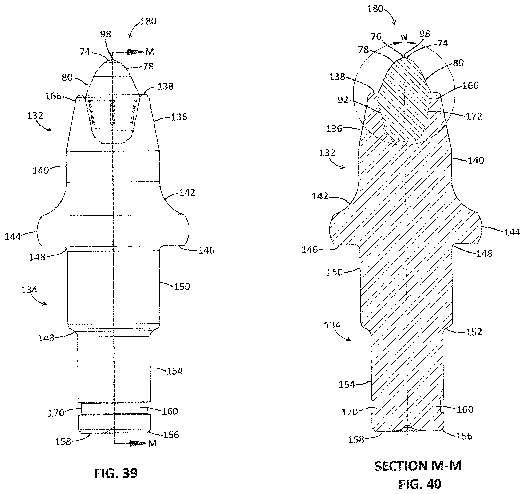 Patent US12345158 Figure 12 – Bit tip insert