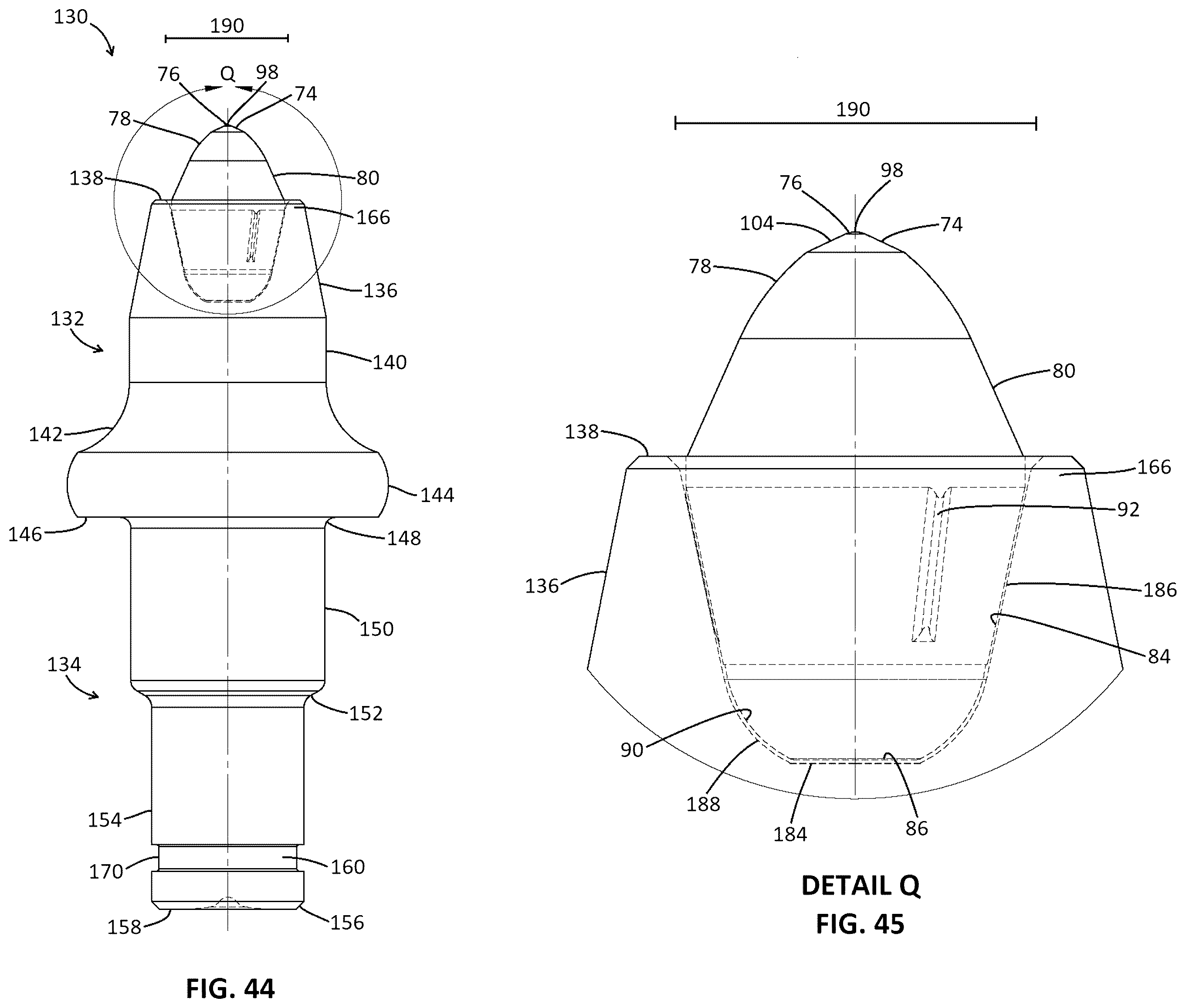 Patent US12345158 Figure 14 – Bit tip insert