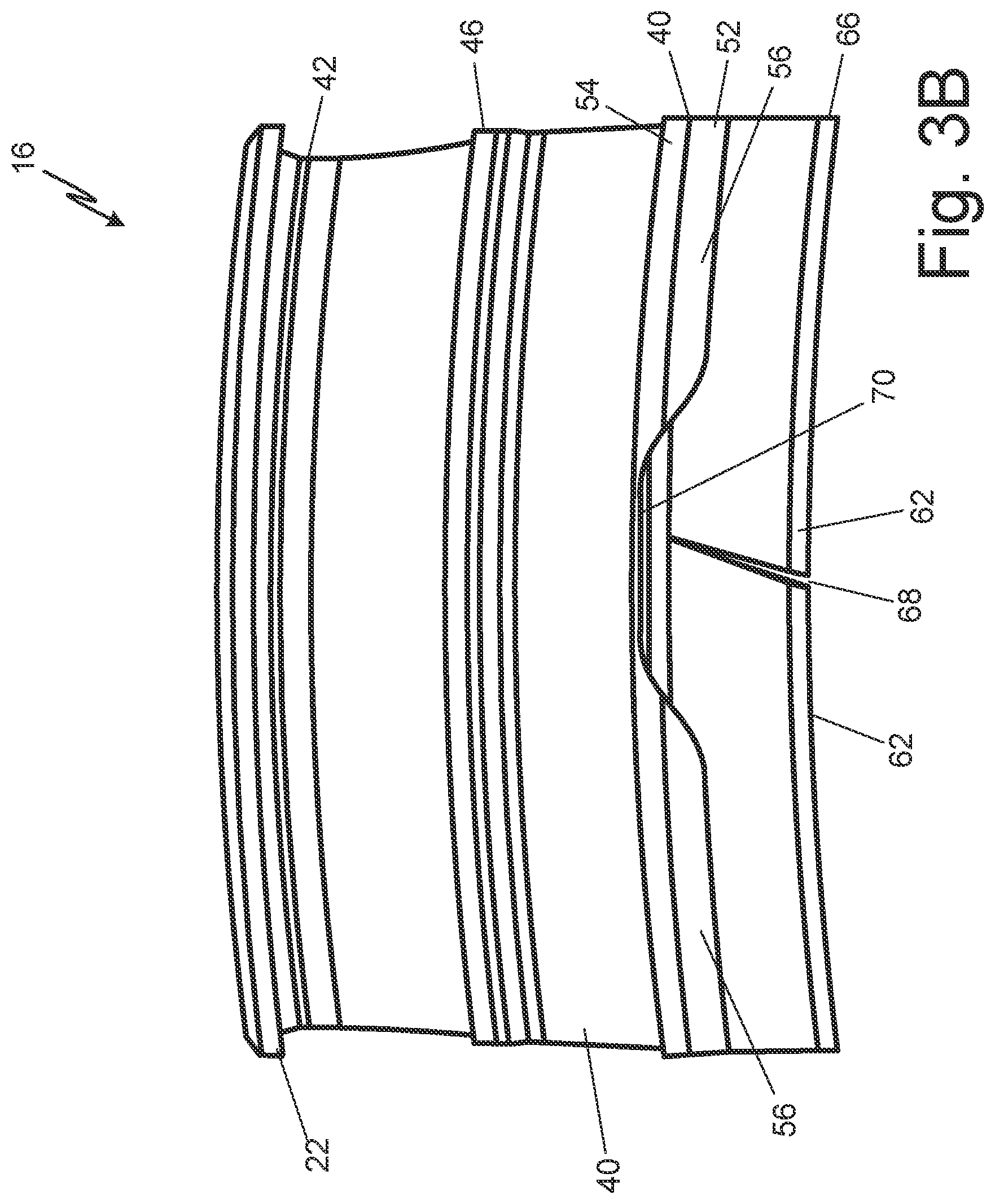 Patent US12345169 Figure 4 – Thermally compliant forward outer-diameter ring for a gas turbine engine