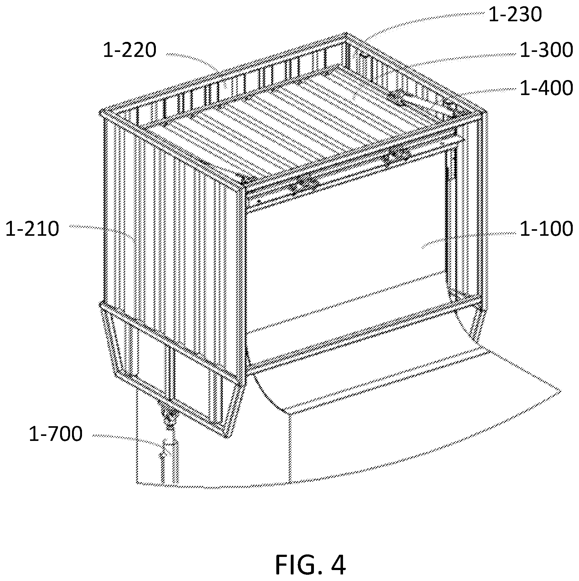 Patent US12345172 Figure 4 – Fracturing device, engine and exhaust apparatus thereof