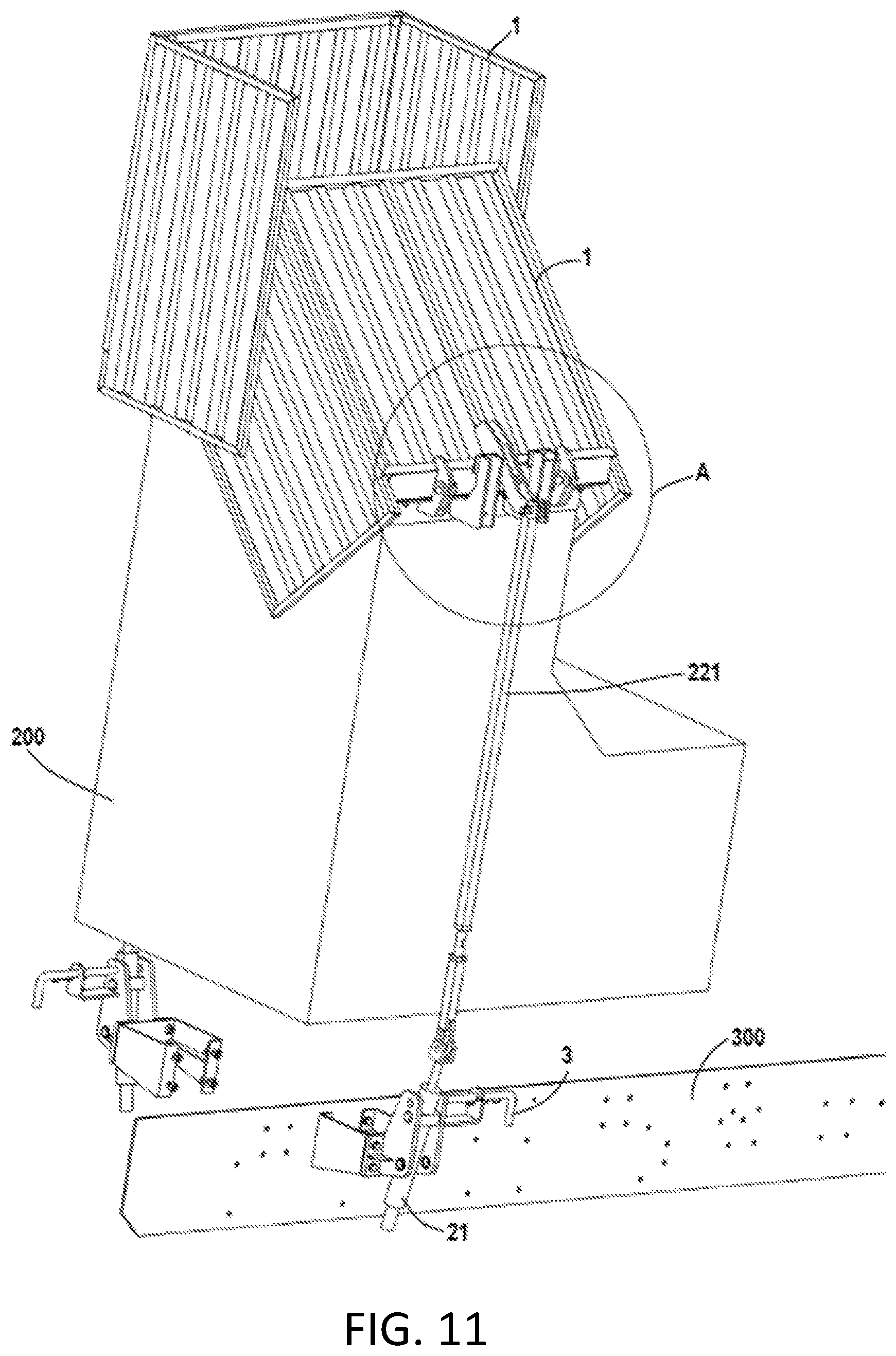 Patent US12345172 Figure 11 – Fracturing device, engine and exhaust apparatus thereof