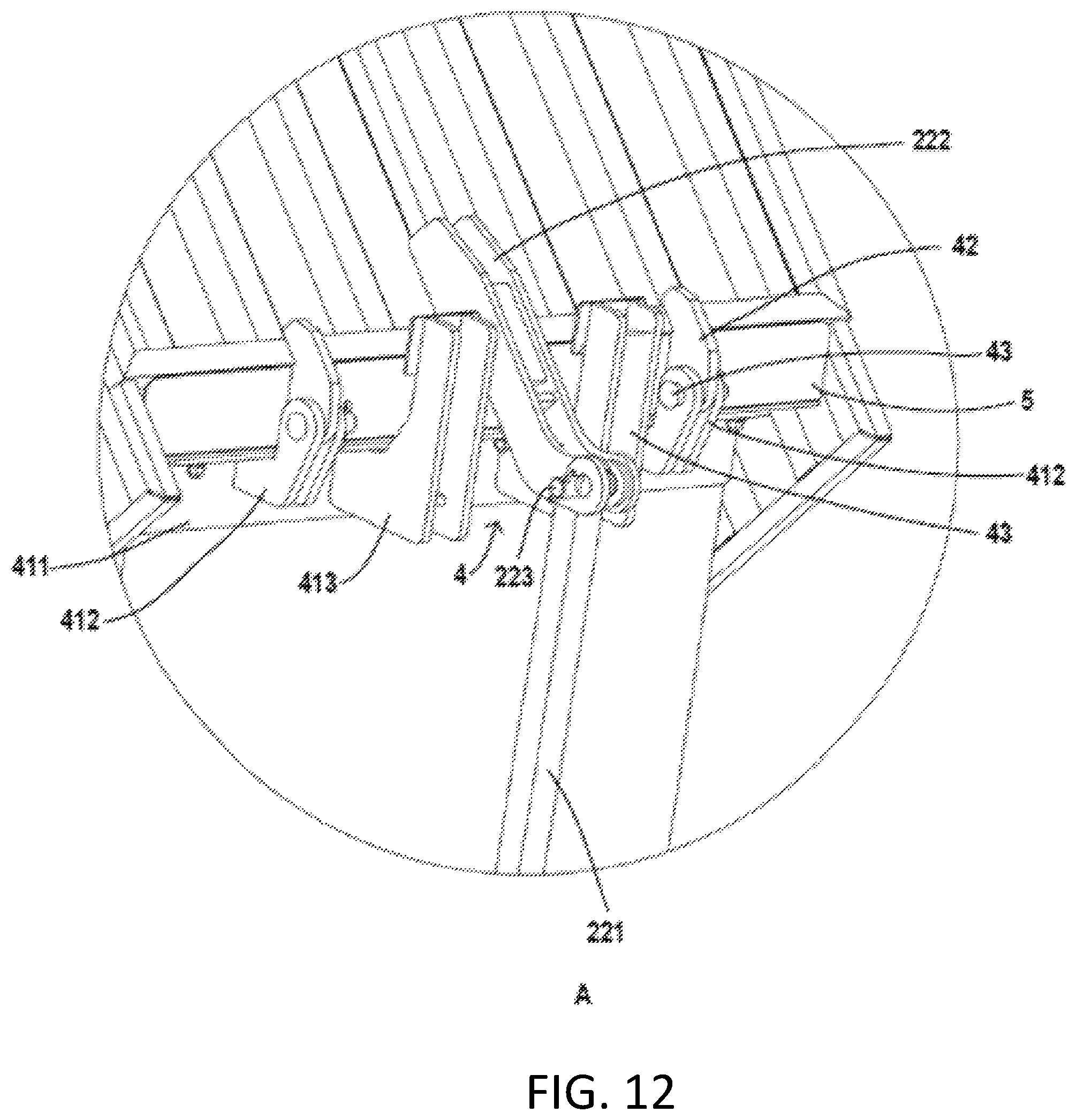 Patent US12345172 Figure 12 – Fracturing device, engine and exhaust apparatus thereof