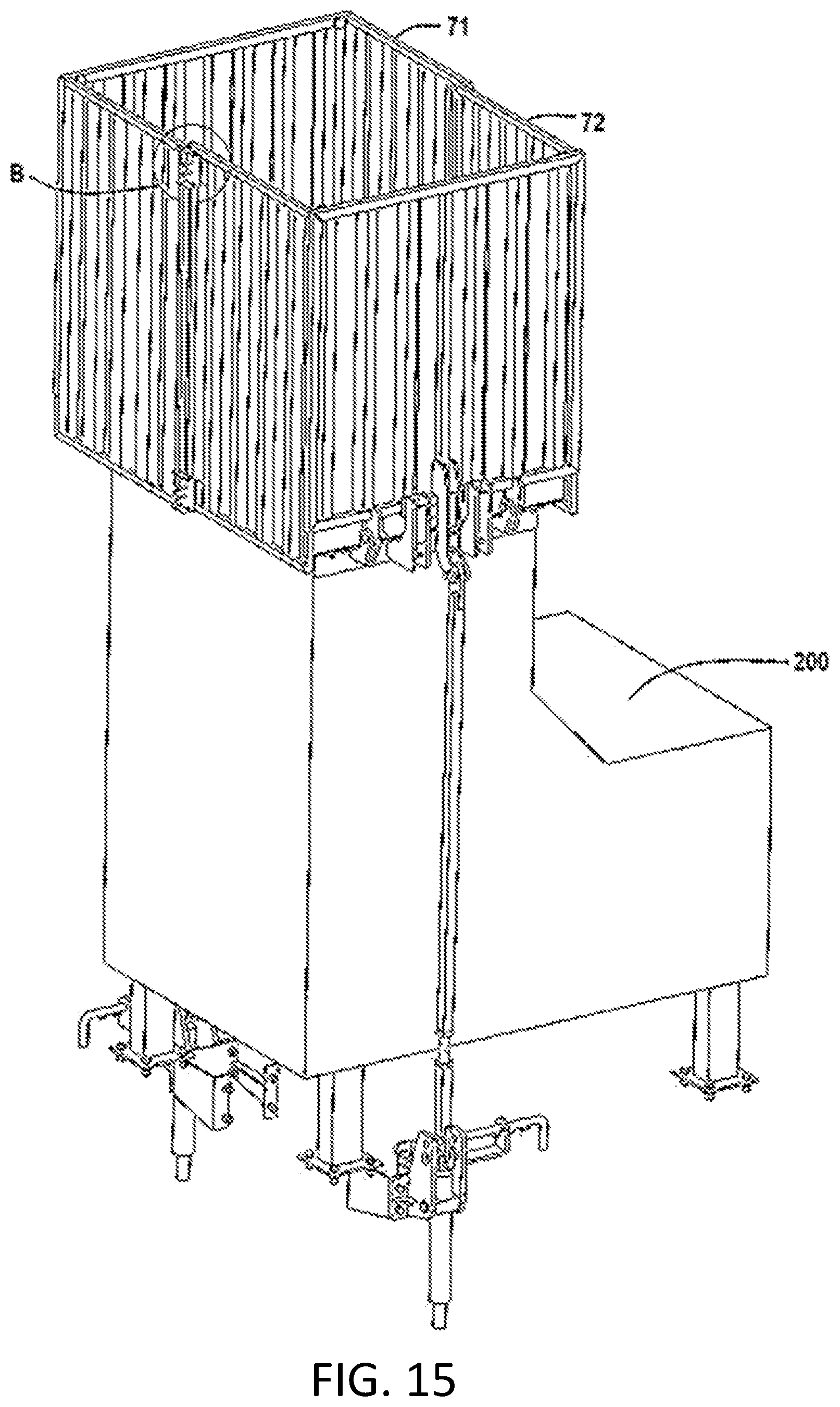 Patent US12345172 Figure 15 – Fracturing device, engine and exhaust apparatus thereof