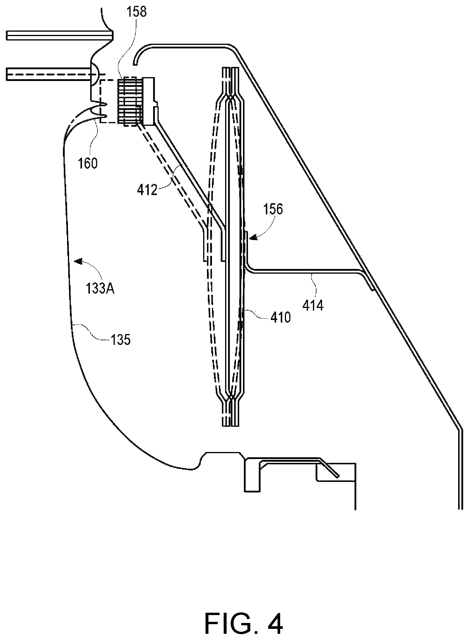Patent US12345173 Figure 4 – Gas turbine engines and methods for reducing spool thrust in a turbine section thereof