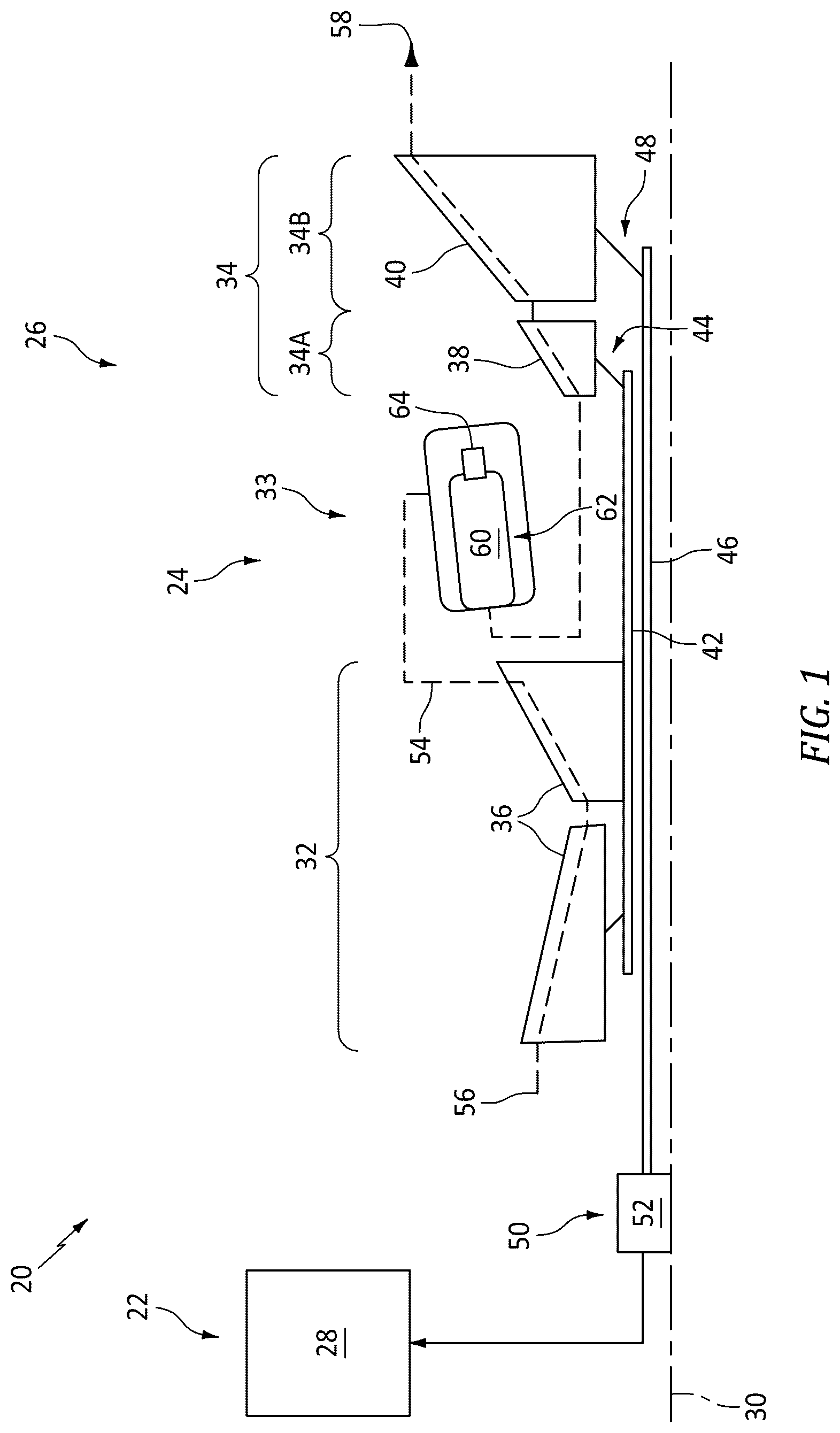 Patent US12345174 Figure 1 – Turbine engine airfoil