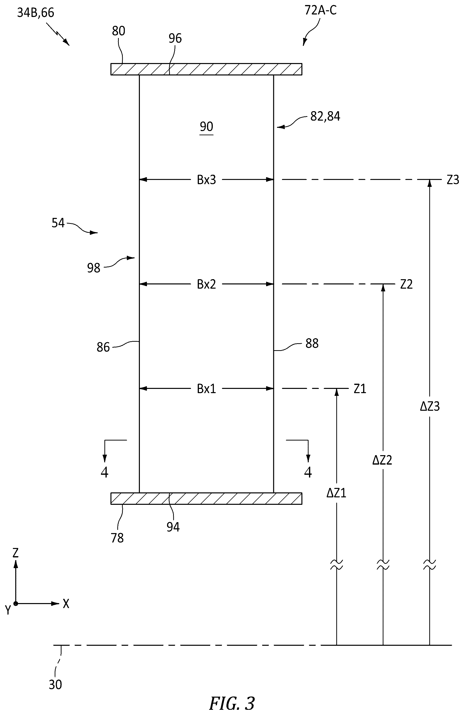 Patent US12345174 Figure 3 – Turbine engine airfoil
