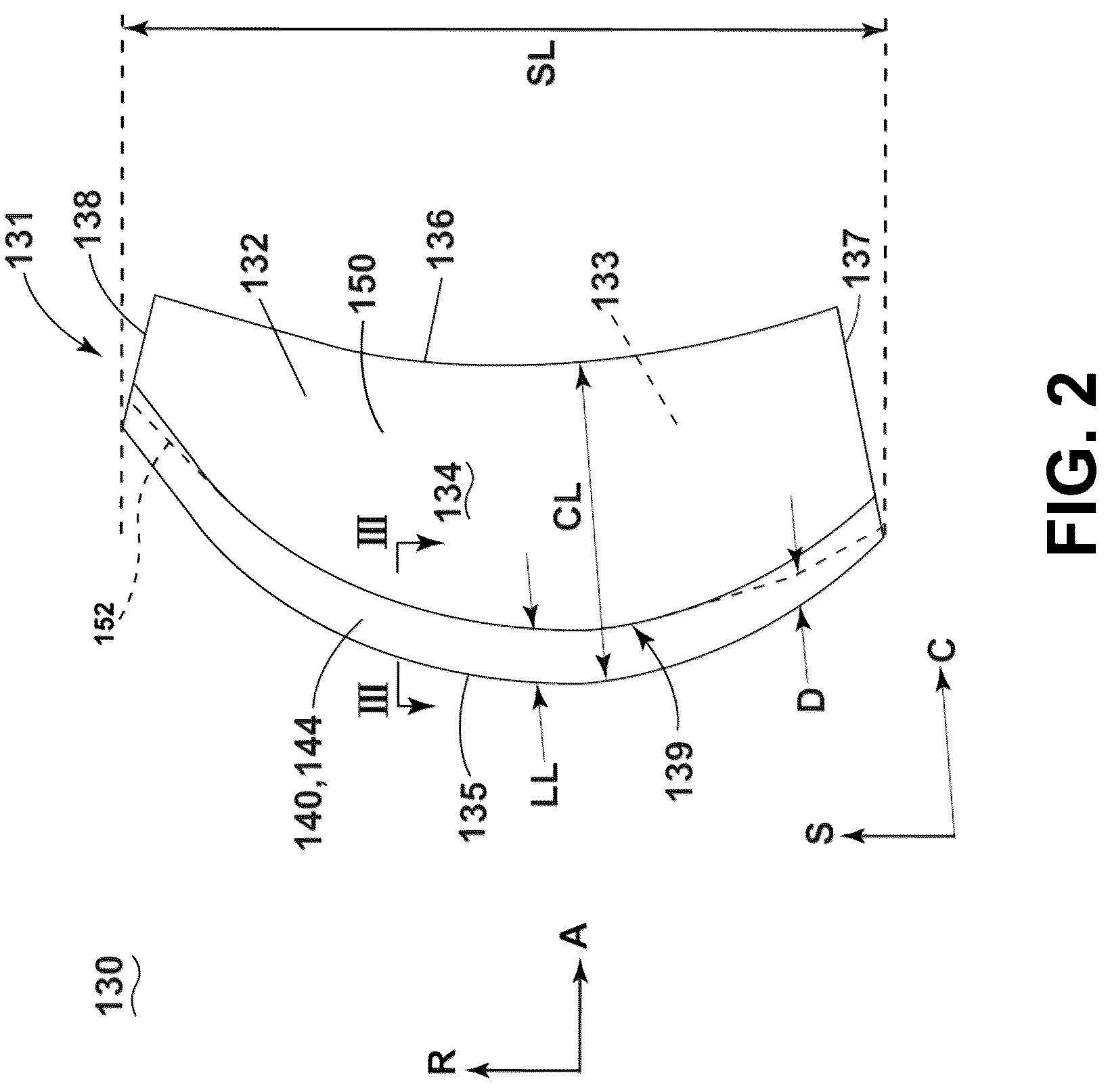 Patent US12345177 Figure 2 – Turbine engine with composite airfoils