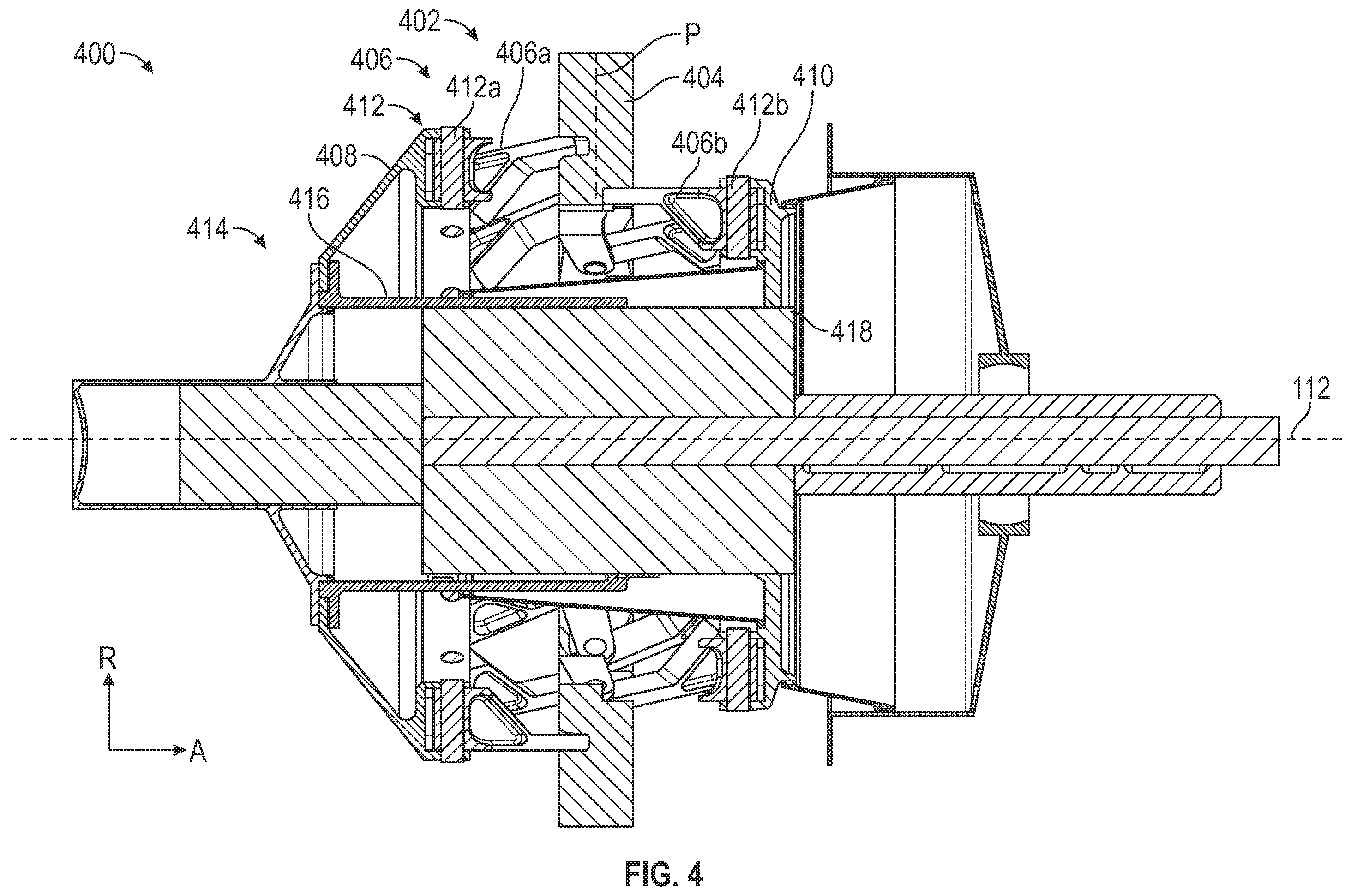 Patent US12345178 Figure 4 – Turbofan engine including a fan actuation system