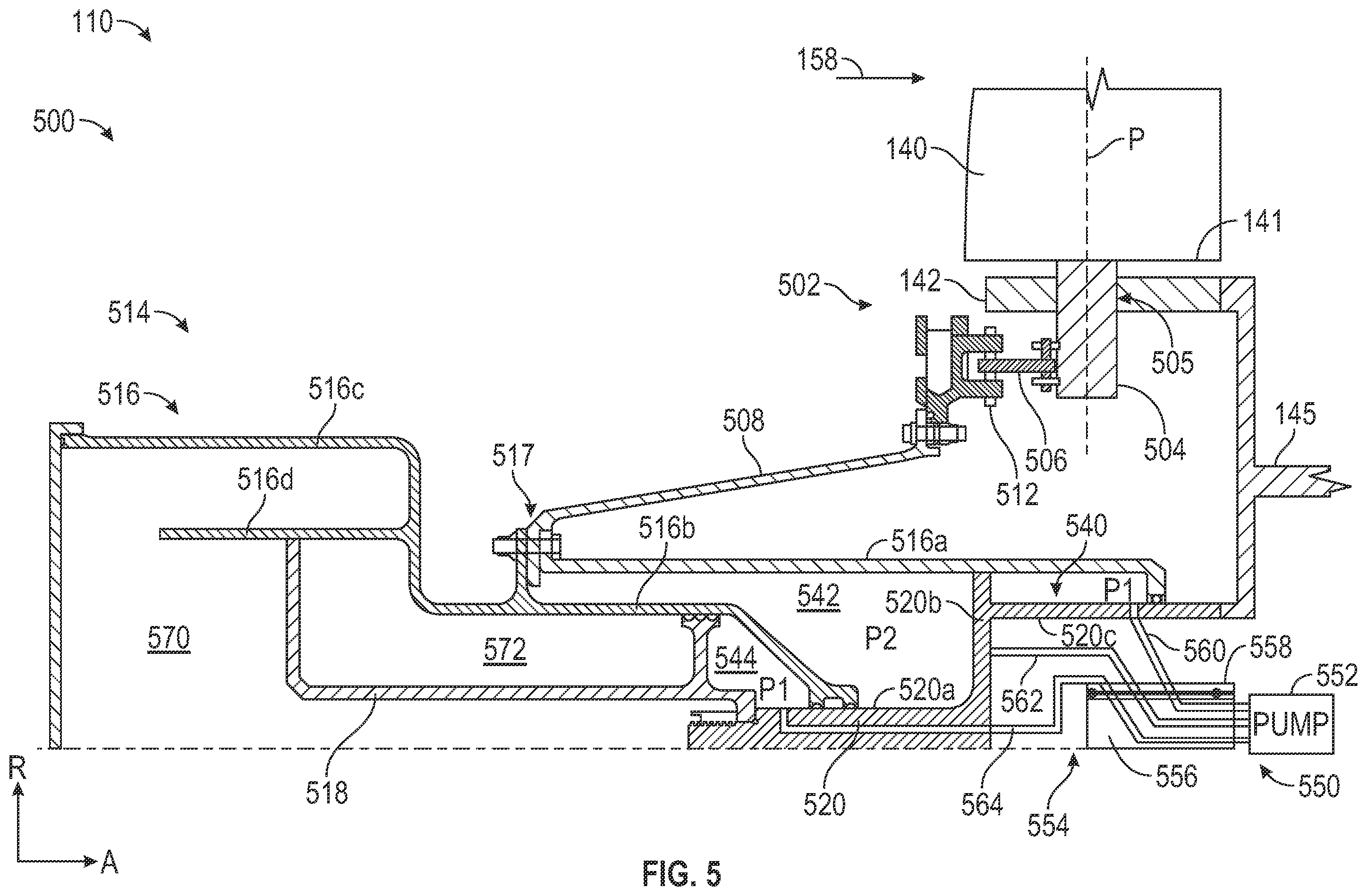 Patent US12345178 Figure 5 – Turbofan engine including a fan actuation system