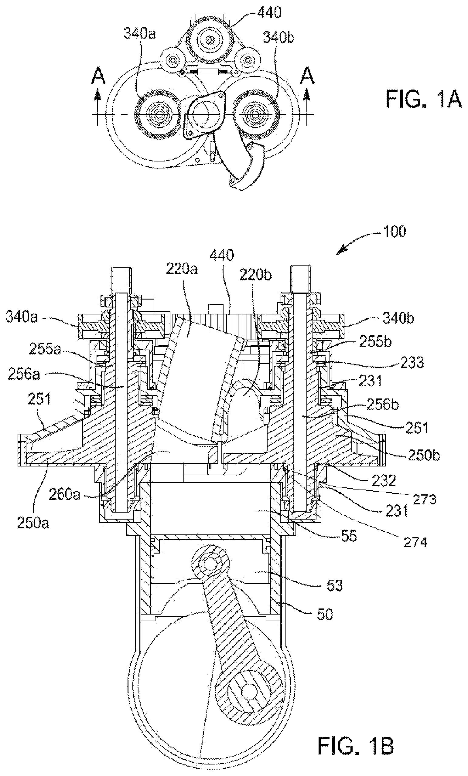 Patent US12345182 Figure 1 – Plate valve four stoke head