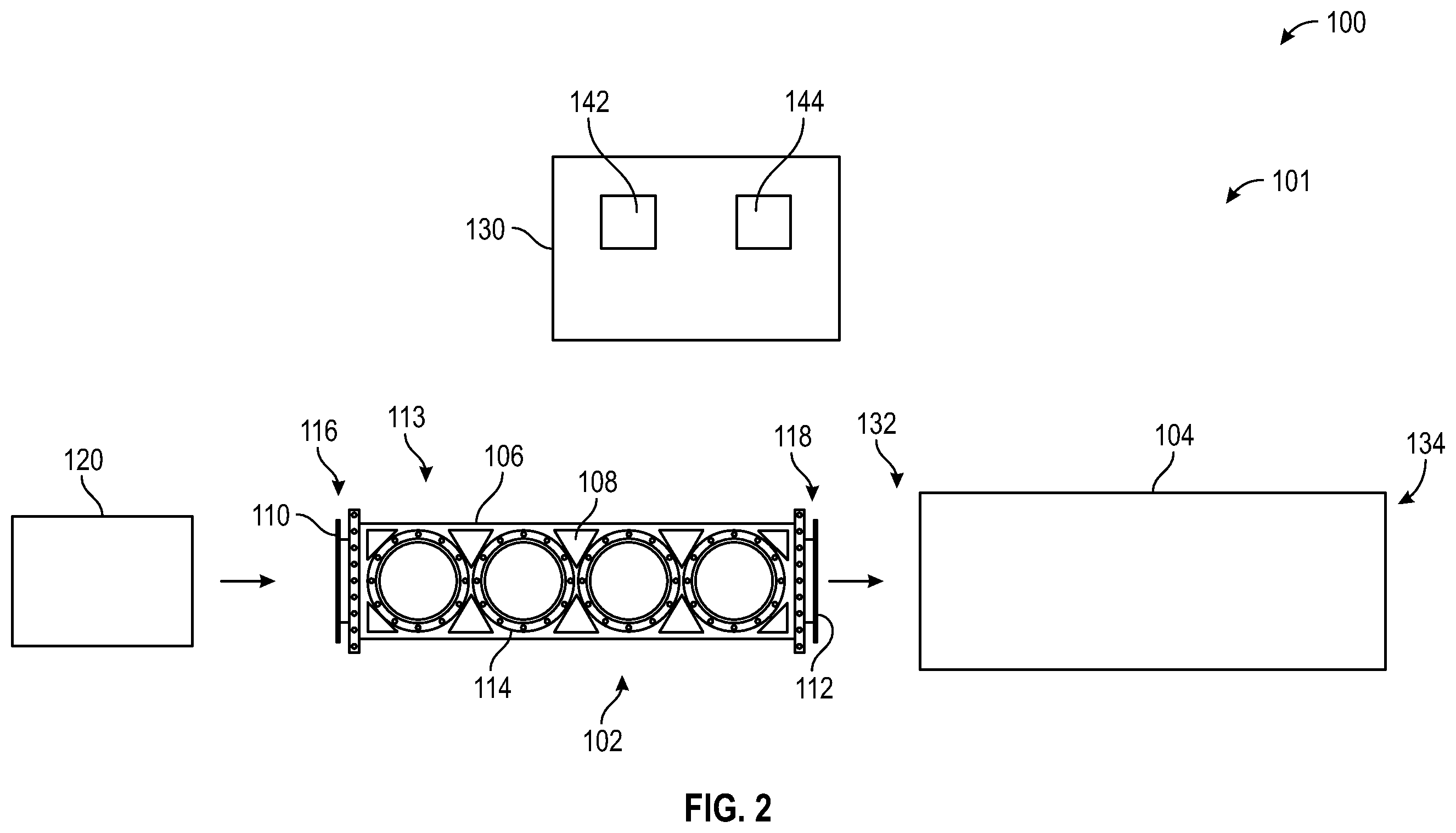 Patent US12345184 Figure 2 – Diesel engine aftertreatment system