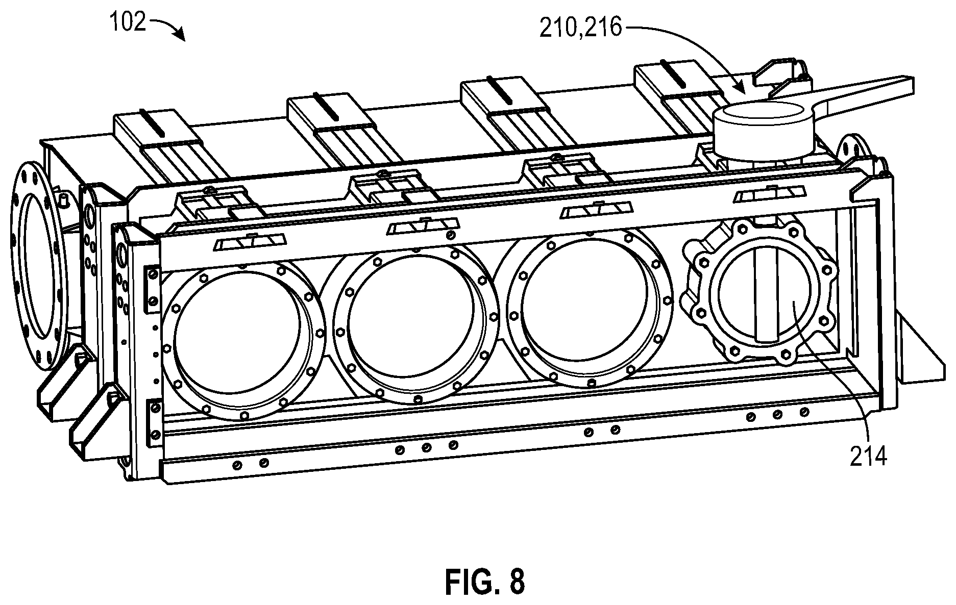 Patent US12345184 Figure 8 – Diesel engine aftertreatment system