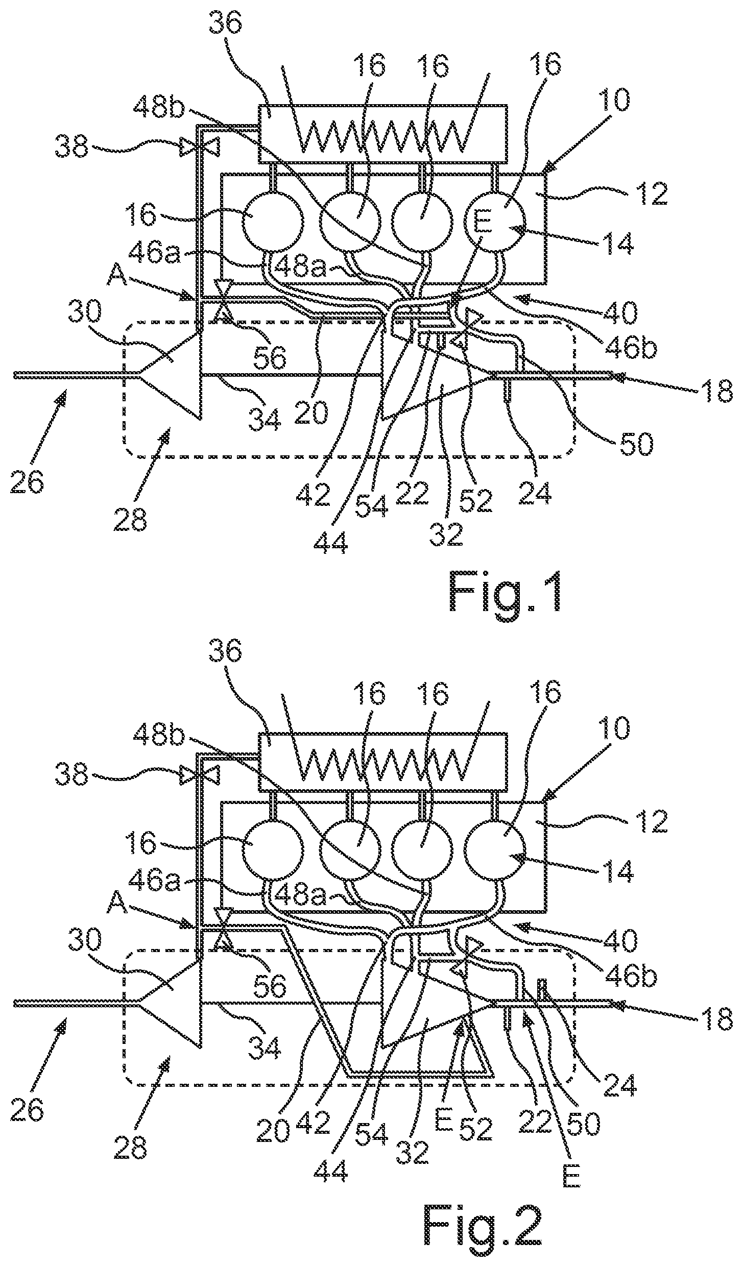 Patent US12345187 Figure 1 – Internal combustion engine for a motor vehicle, in particular for a motor car