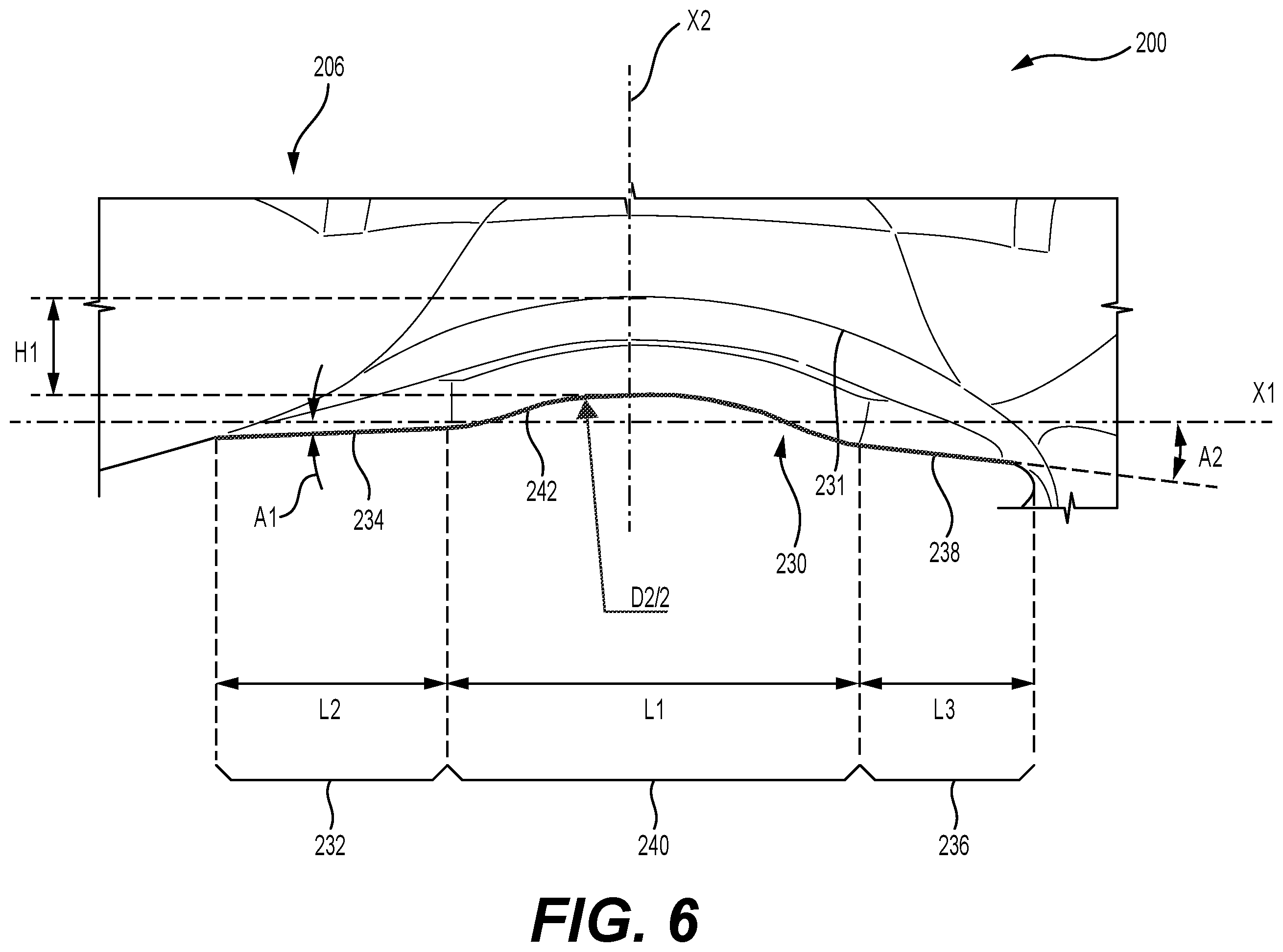 Patent US12345188 Figure 6 – Exhaust structure having rib
