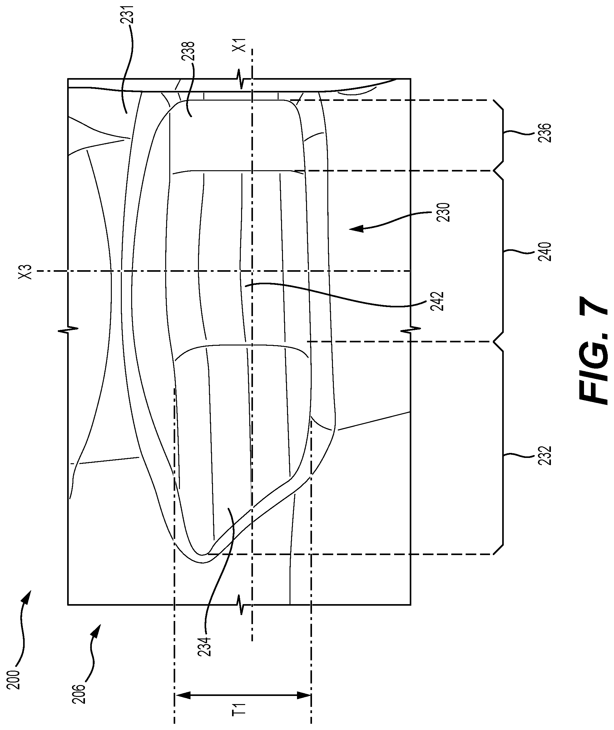 Patent US12345188 Figure 7 – Exhaust structure having rib