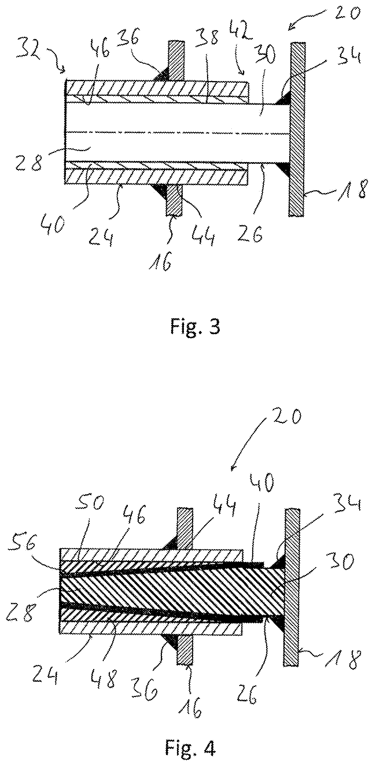 Patent US12345190 Figure 2 – Support unit for supporting a heating conductor of an exhaust gas heater on a carrier structure