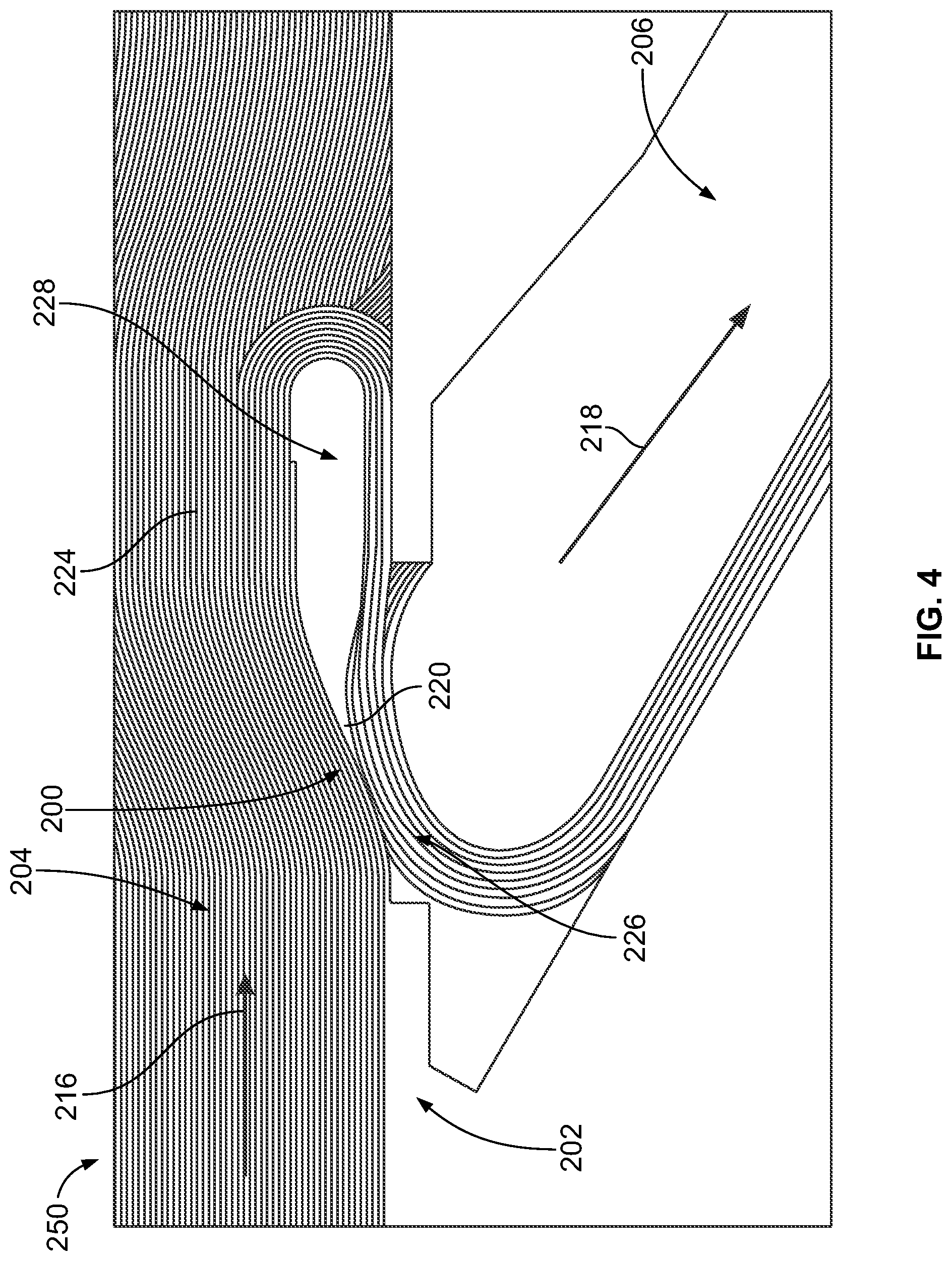 Patent US12345200 Figure 4 – Particle separators for turbomachines and method of operating the same