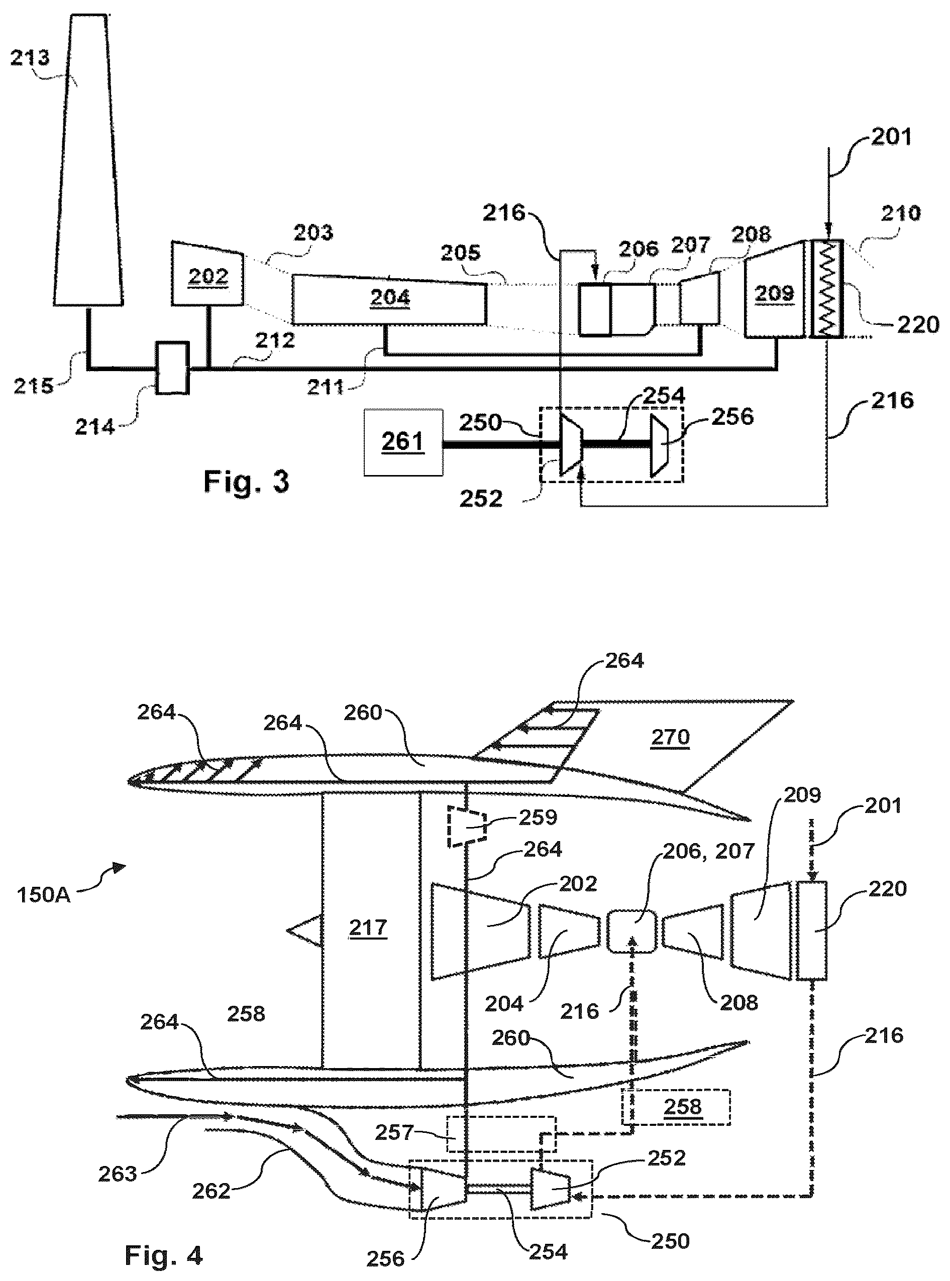 Patent US12345205 Figure 2 – Hydrogen-fuelled gas turbine engine with fuel-to-air turbocharger
