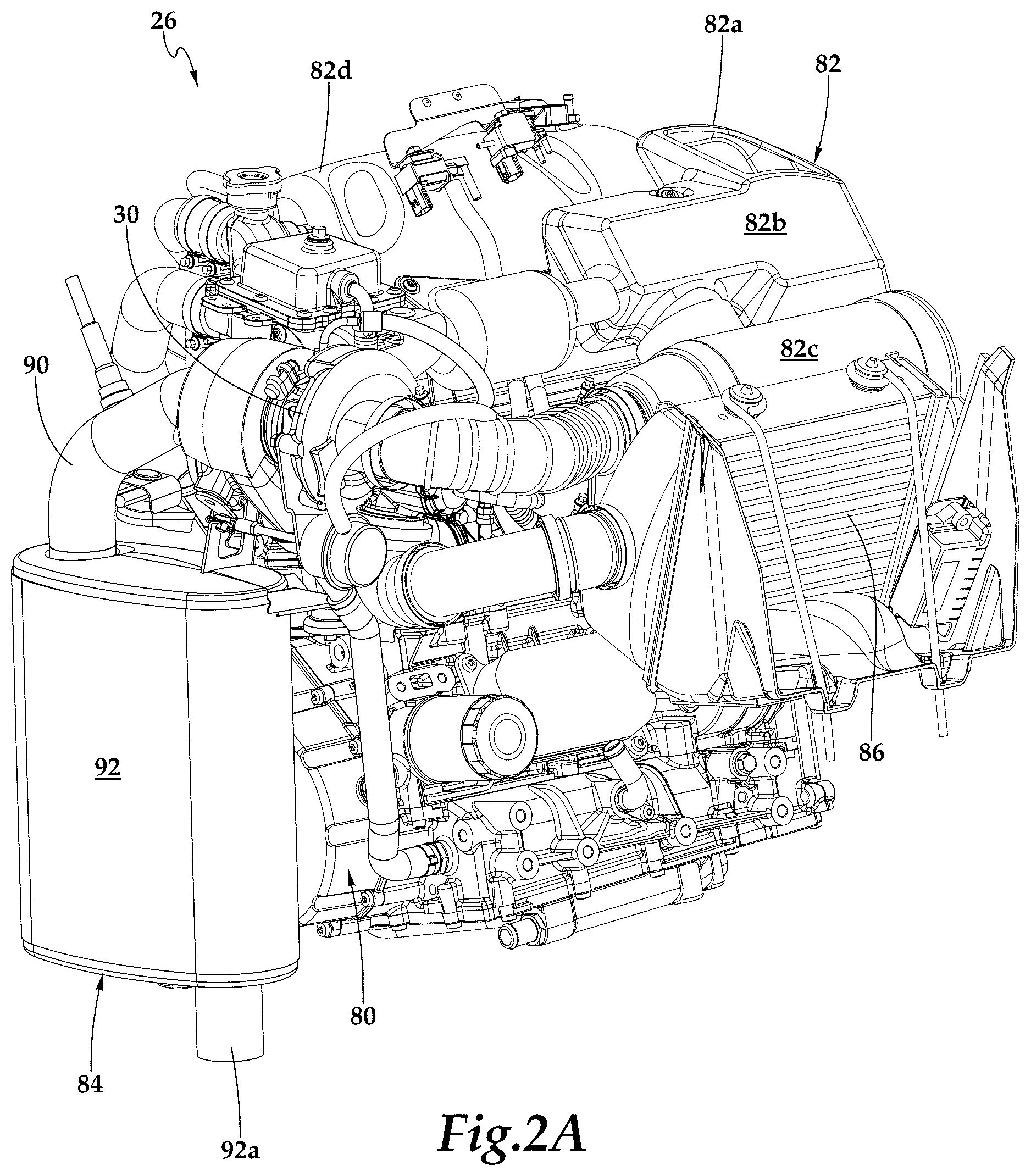 Patent US12345223 Figure 4 – Air intake vibration isolation systems for vehicle engines