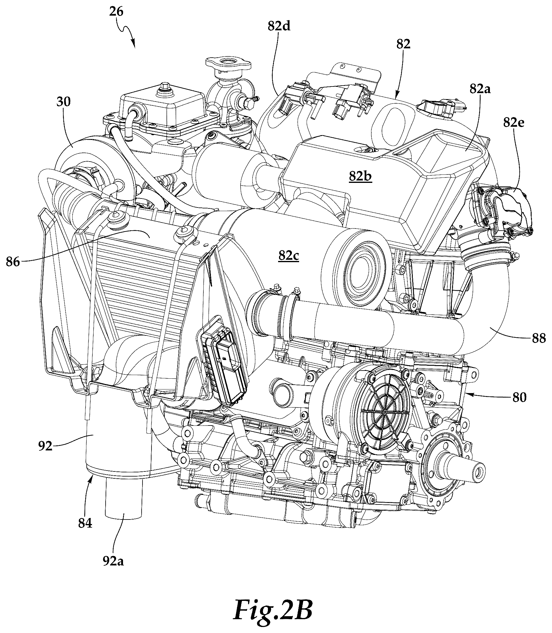 Patent US12345223 Figure 5 – Air intake vibration isolation systems for vehicle engines