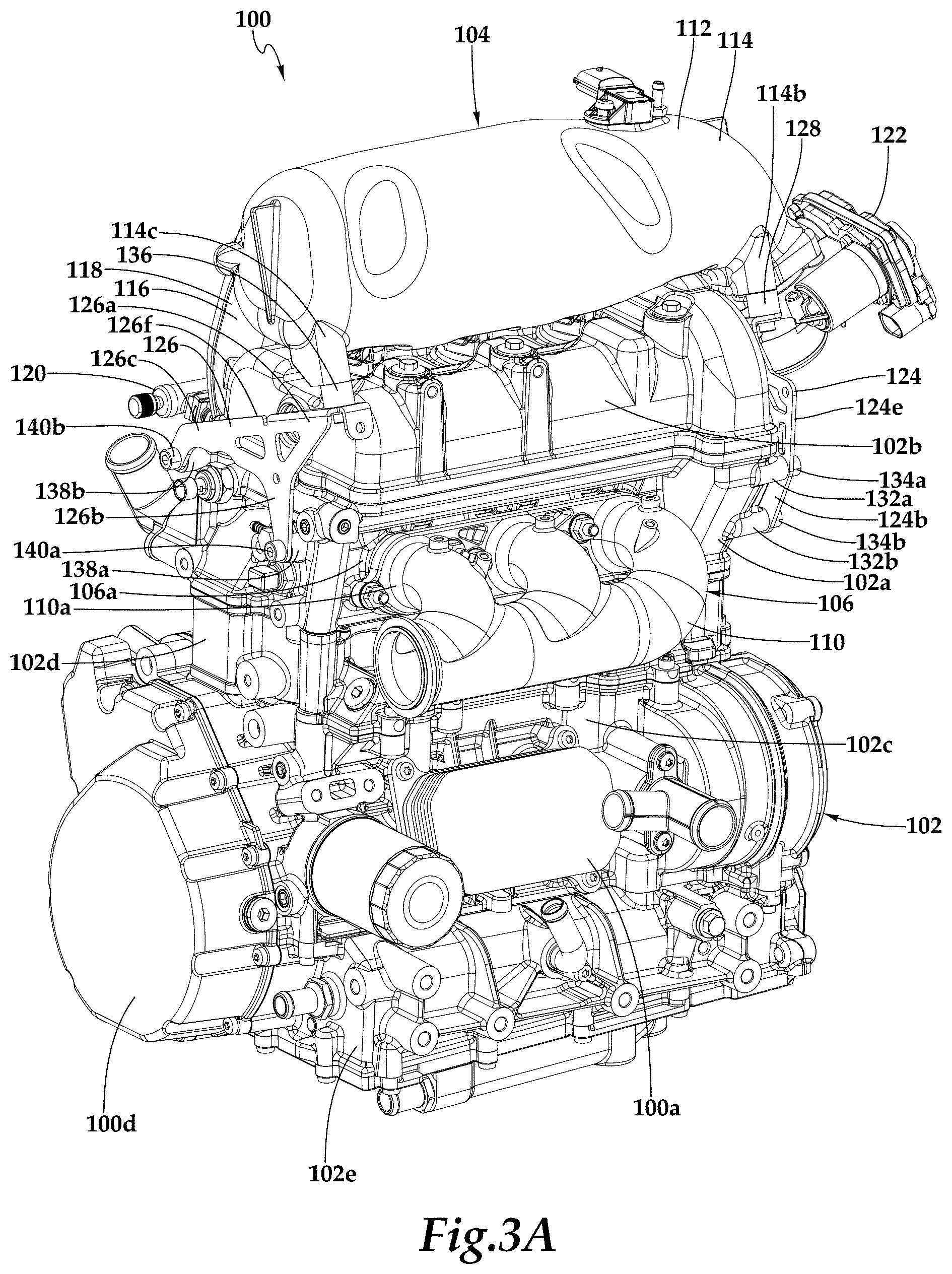 Patent US12345223 Figure 6 – Air intake vibration isolation systems for vehicle engines