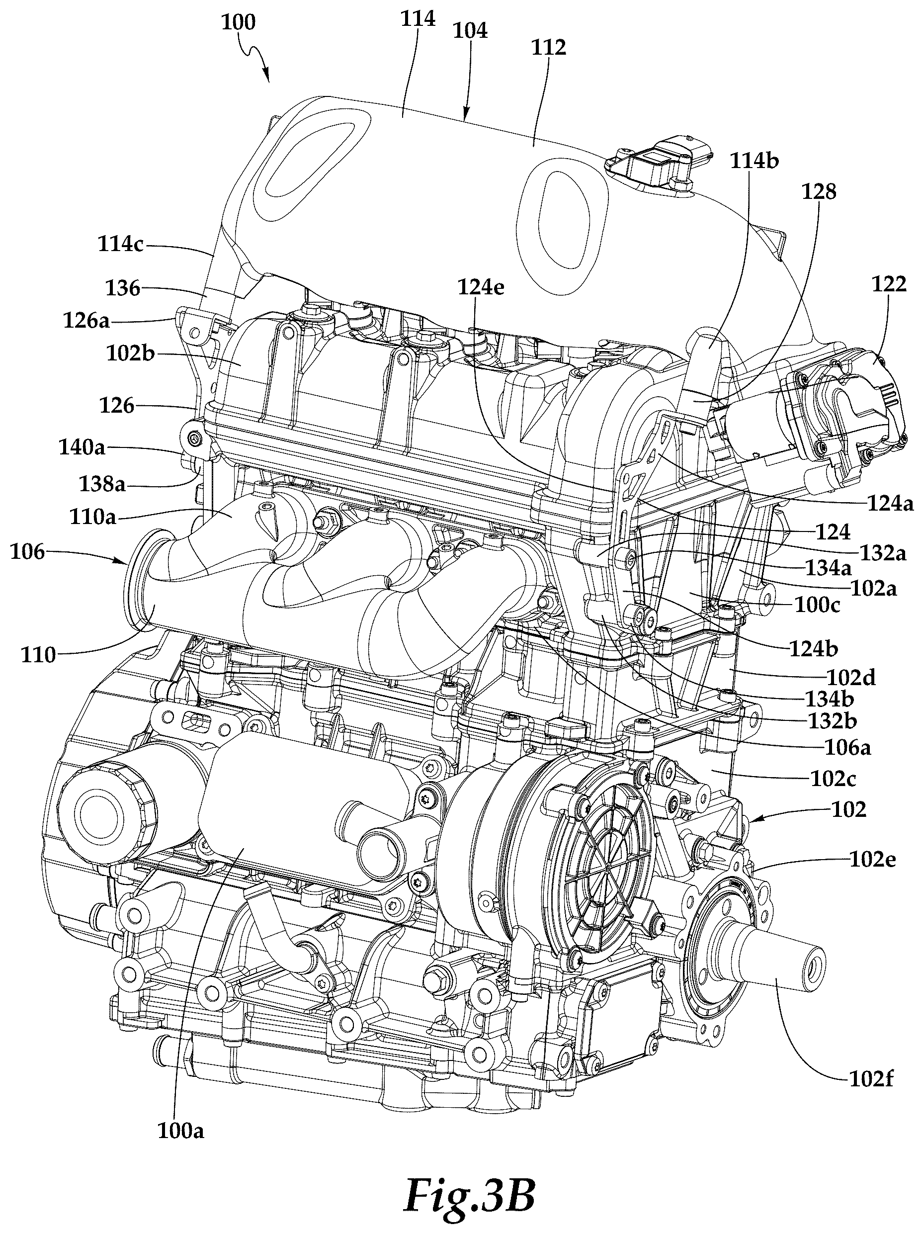 Patent US12345223 Figure 7 – Air intake vibration isolation systems for vehicle engines