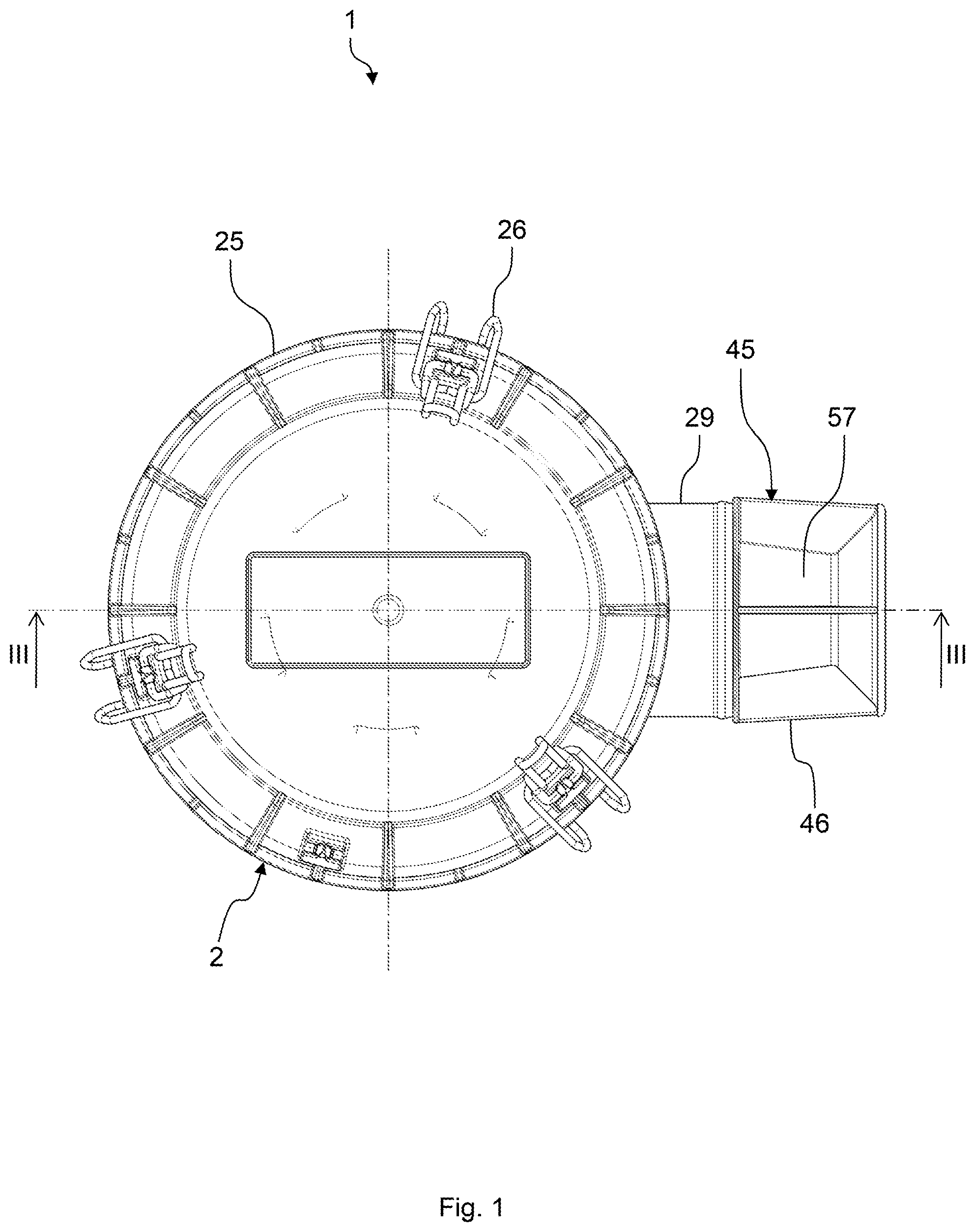 Patent US12345224 Figure 1 – Muffler and filter system