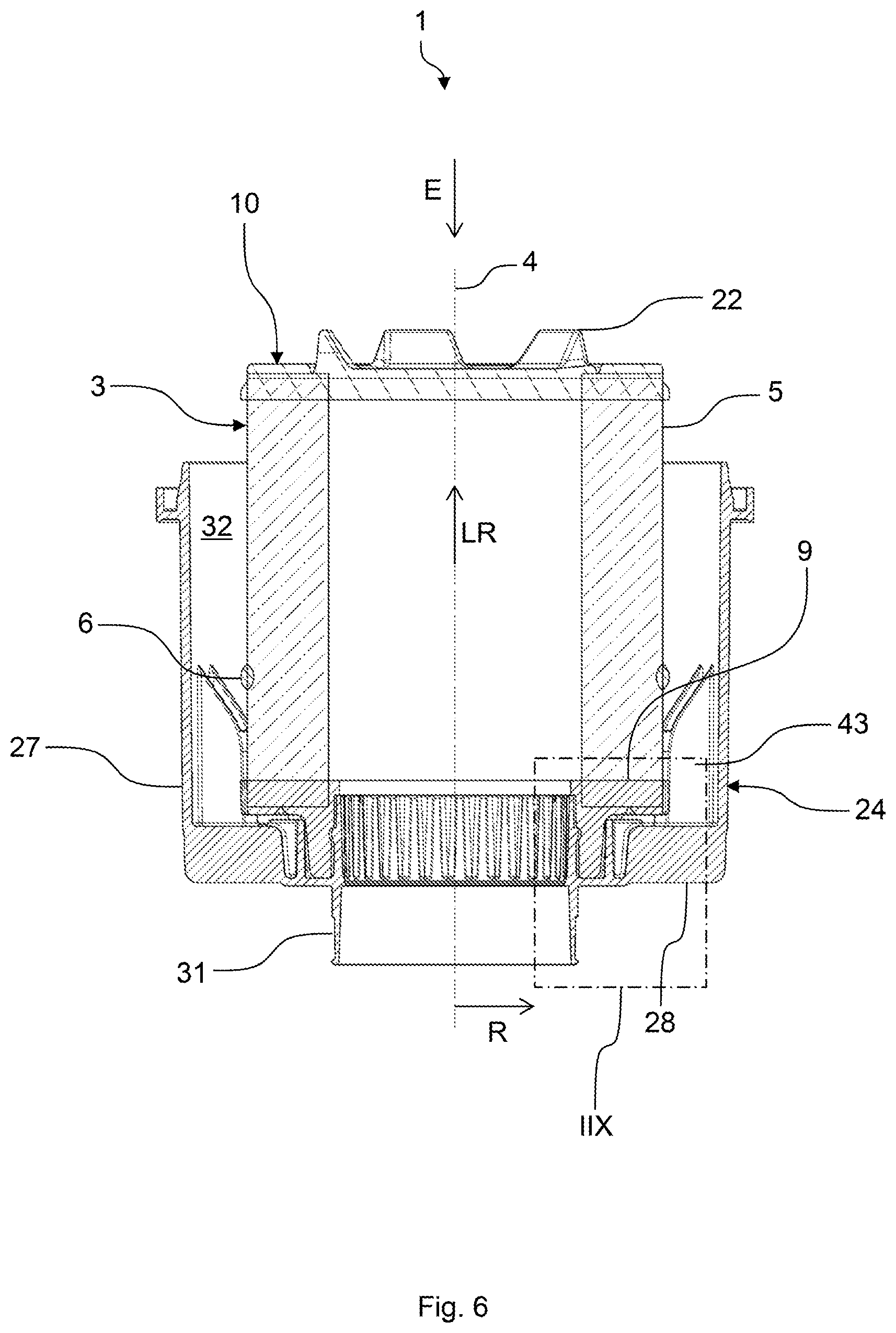 Patent US12345224 Figure 6 – Muffler and filter system