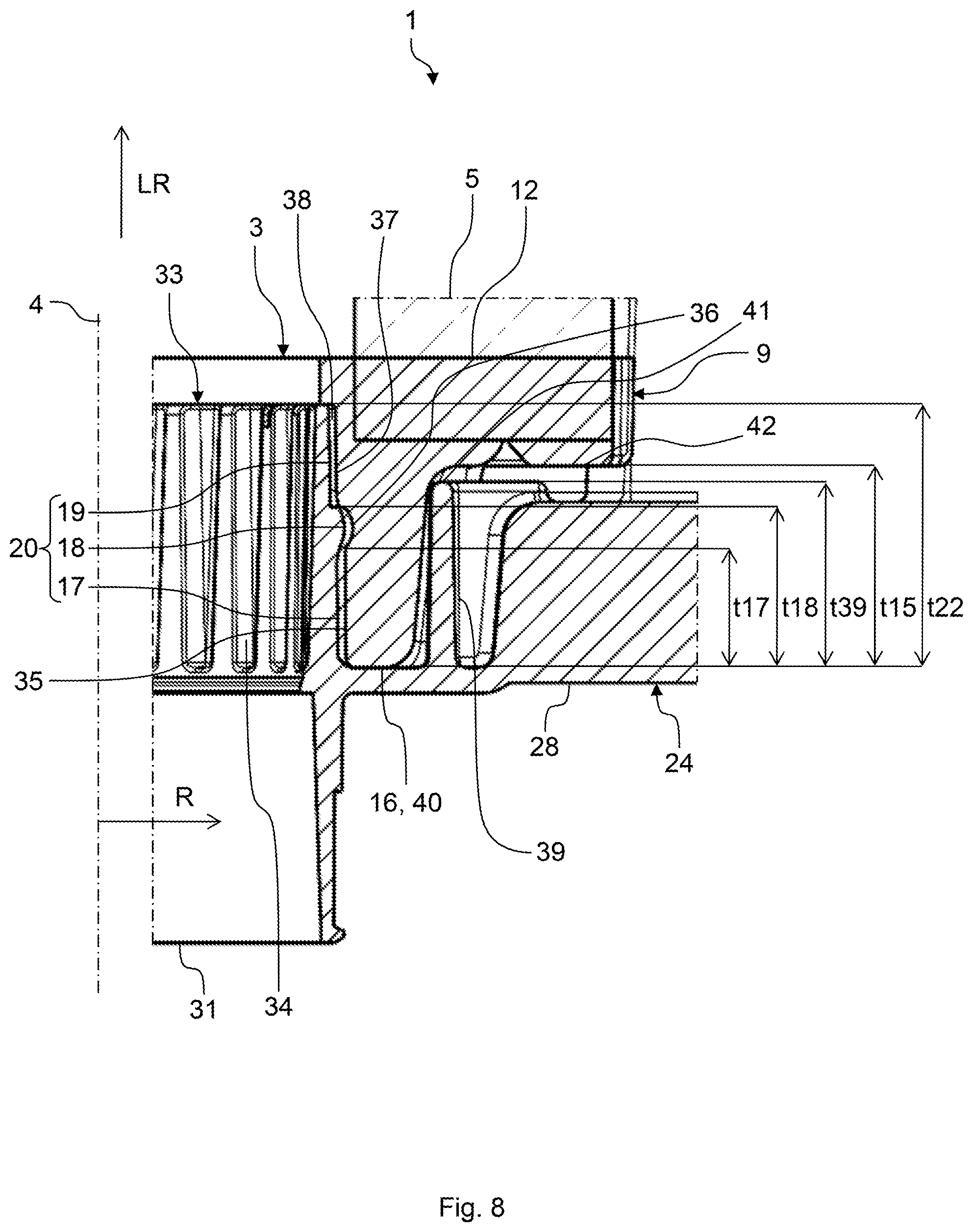Patent US12345224 Figure 8 – Muffler and filter system