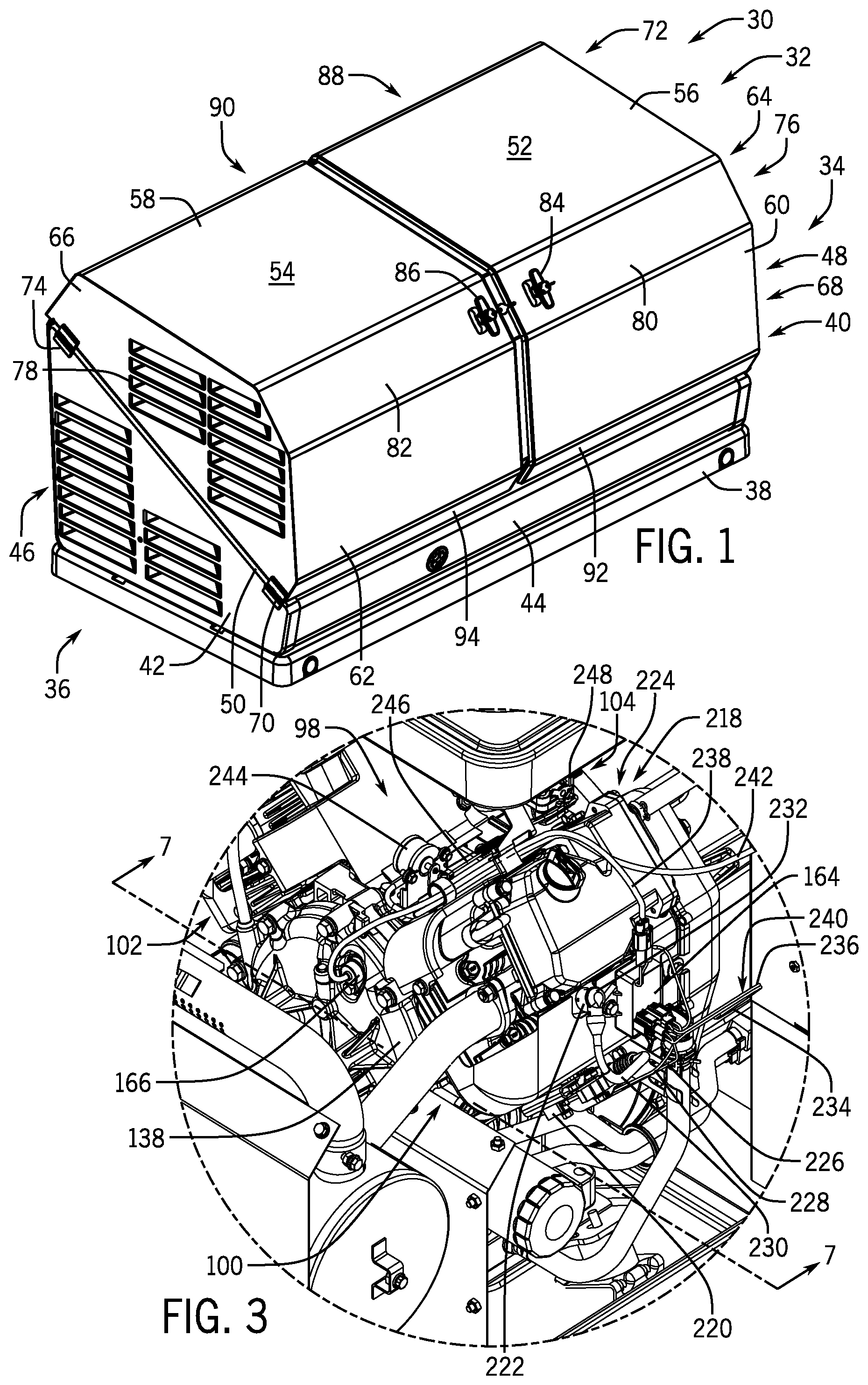 Patent US12345226 Figure 1 – Electronic ignition system for a generator engine