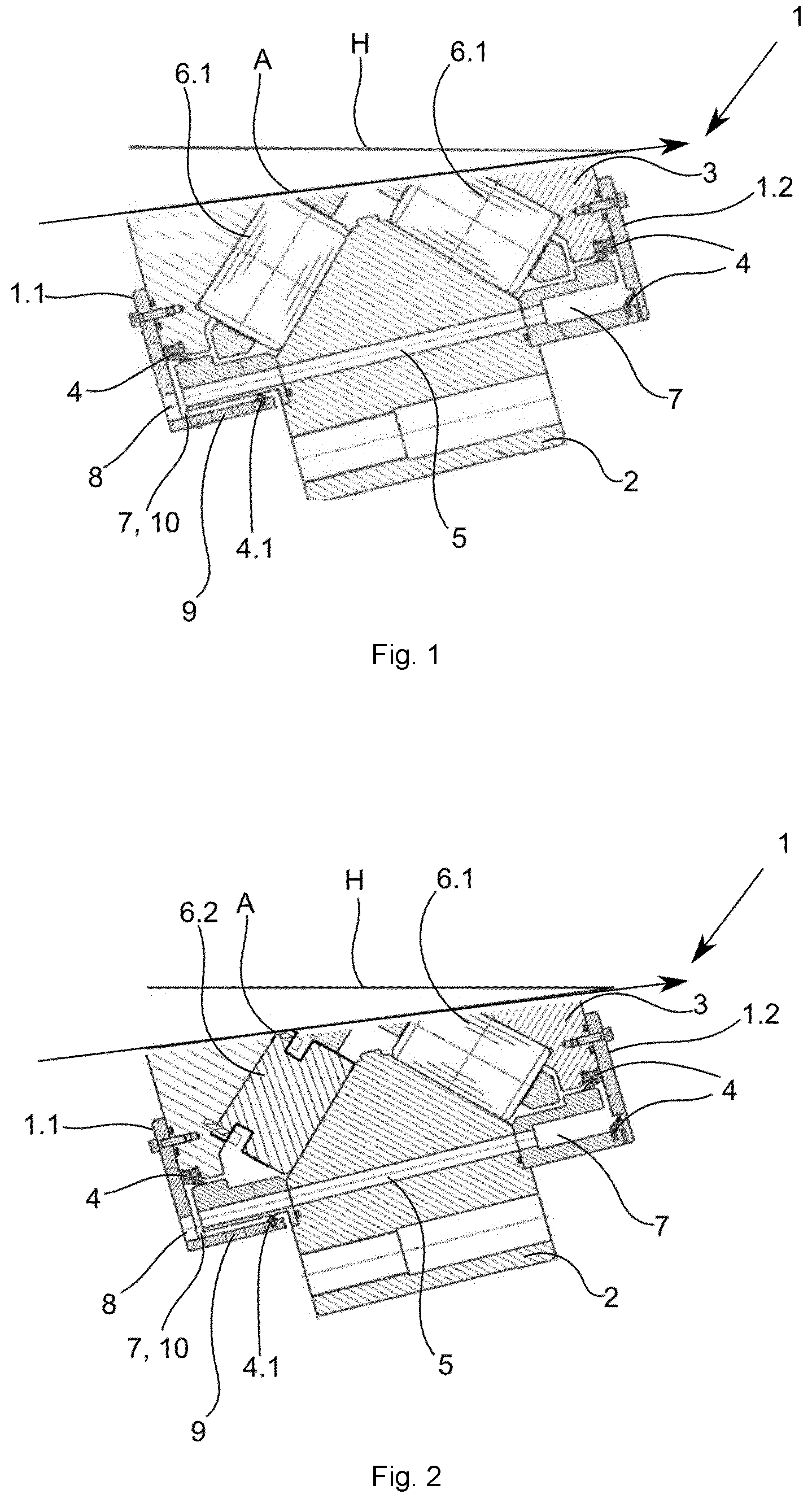 Patent US12345237 Figure 1 – Wind turbine with a rotor bearing having channels