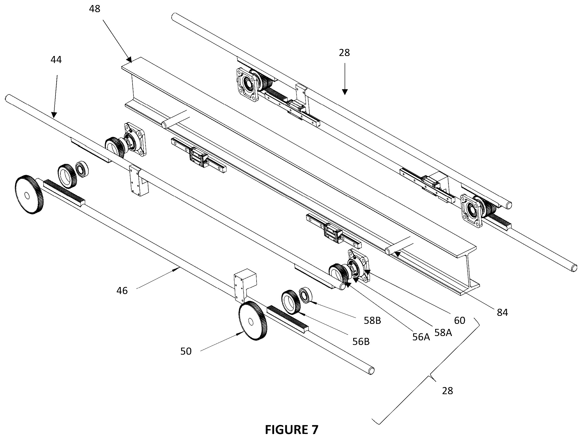 Patent US12345241 Figure 7 – Regenerative energy system using direct kinetic energy transfer to a generator