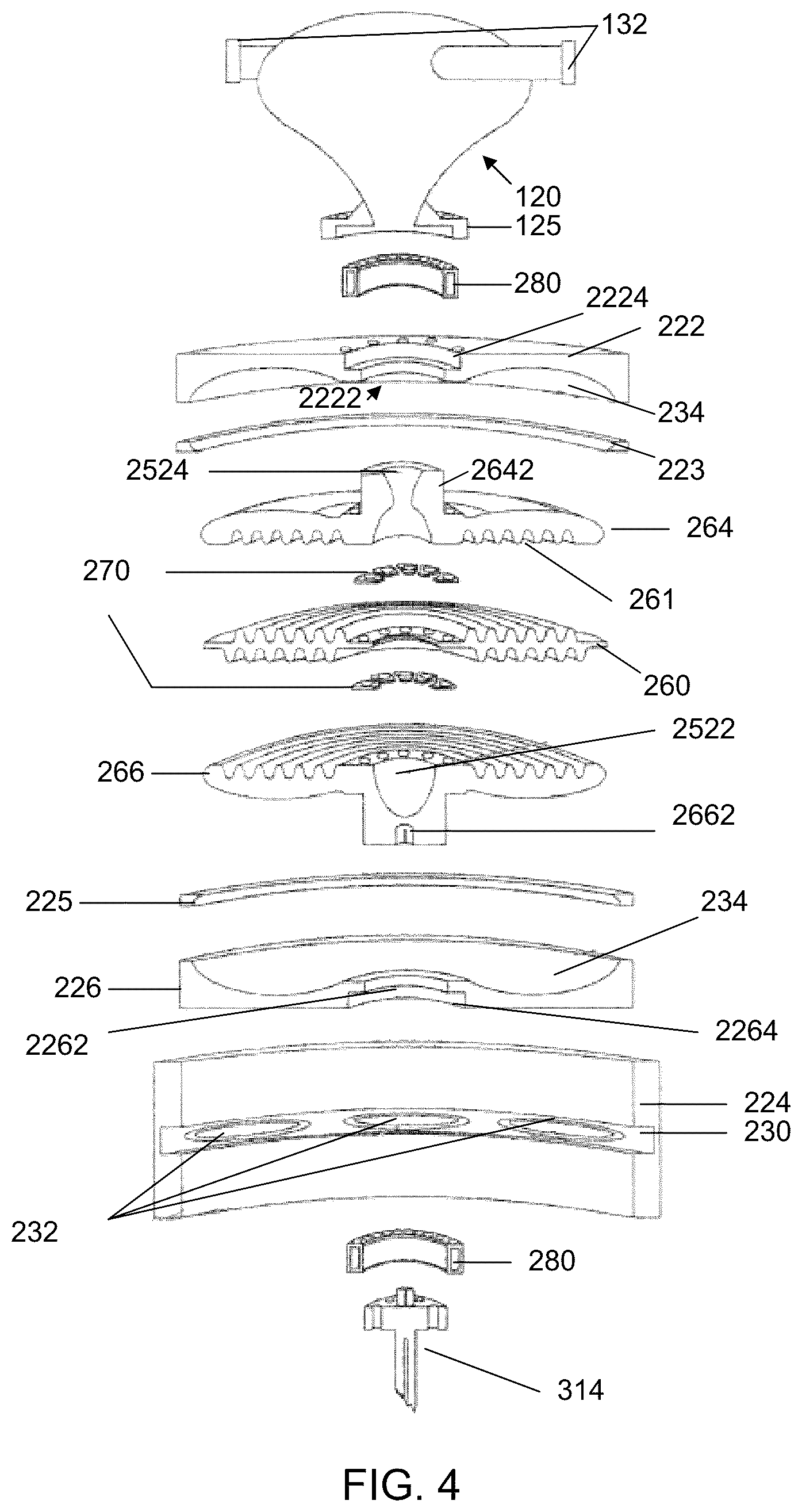Patent US12345242 Figure 3 – Fluid processing system with a disk-pack turbine
