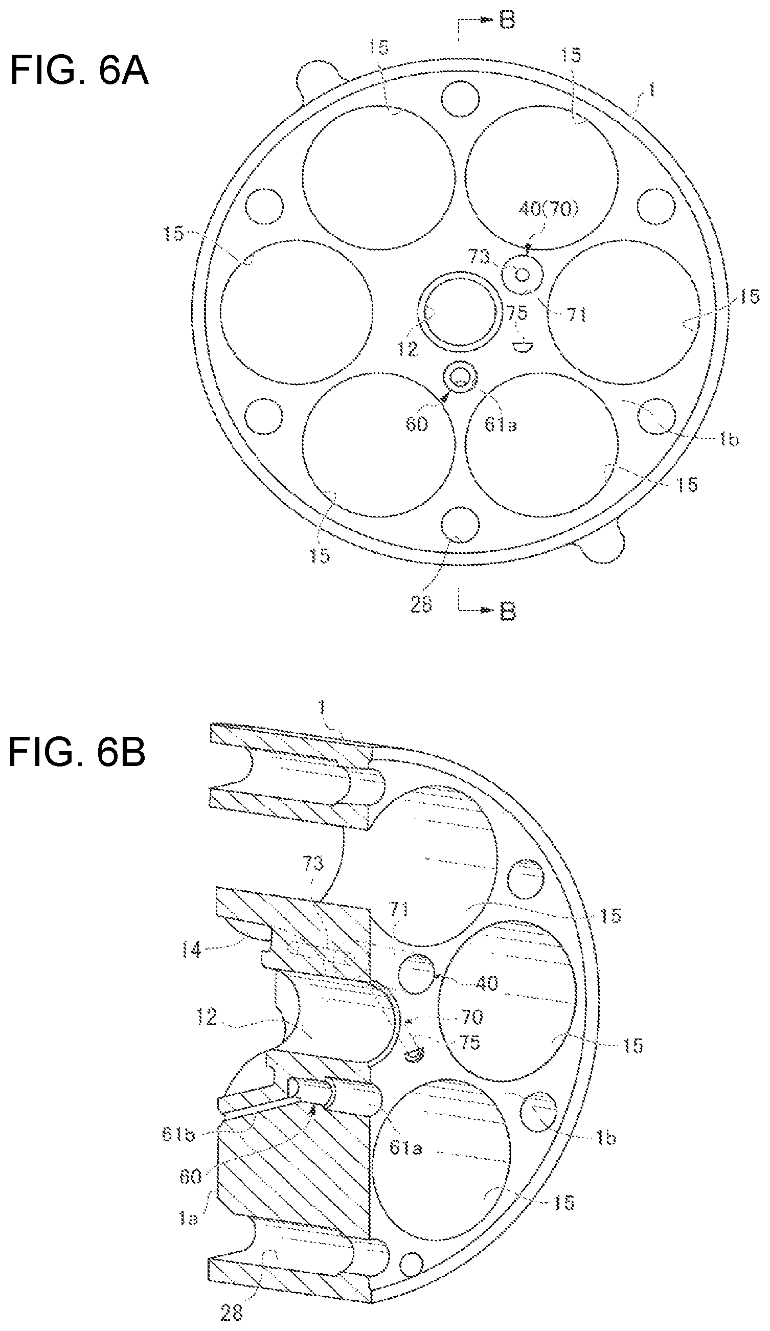 Patent US12345246 Figure 6 – Variable-displacement swash plate type compressor