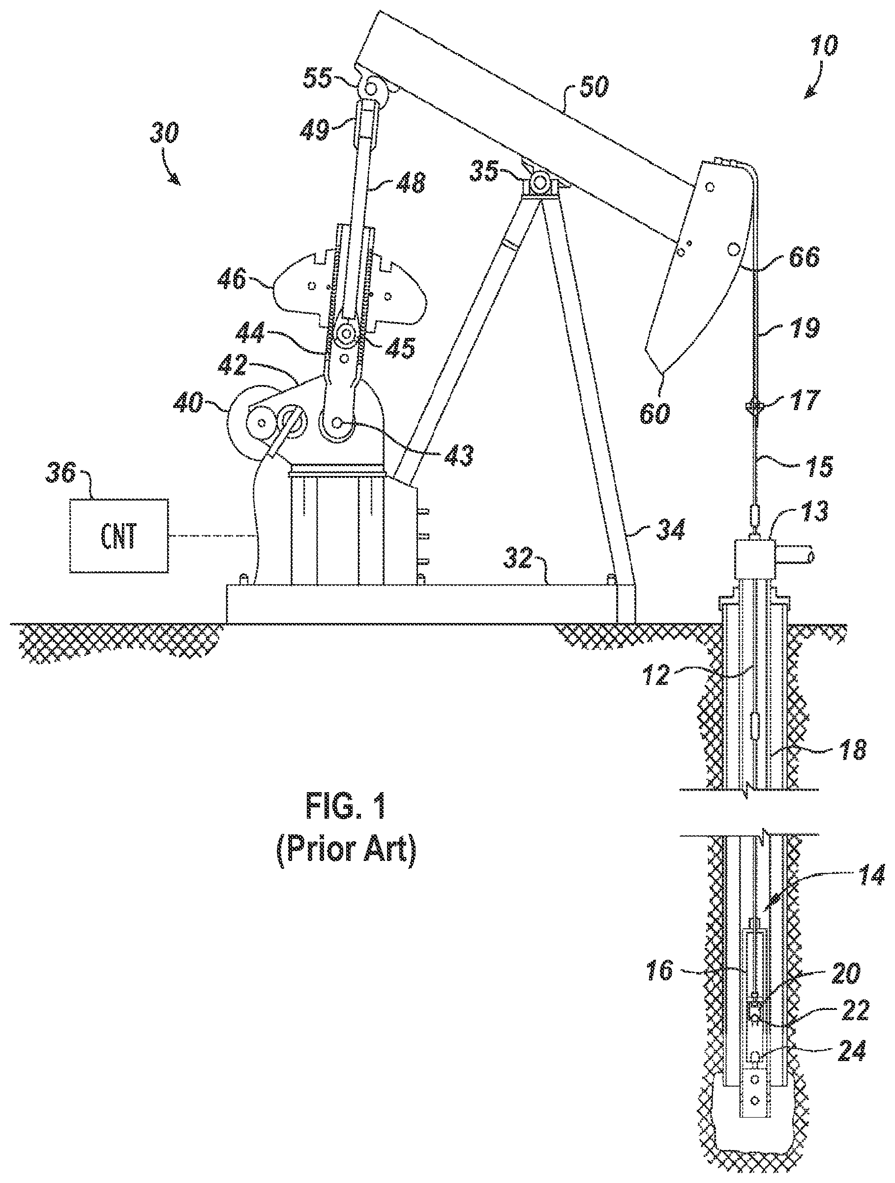 Patent US12345250 Figure 1 – Lightweight, lattice structure horsehead for reciprocating pump unit