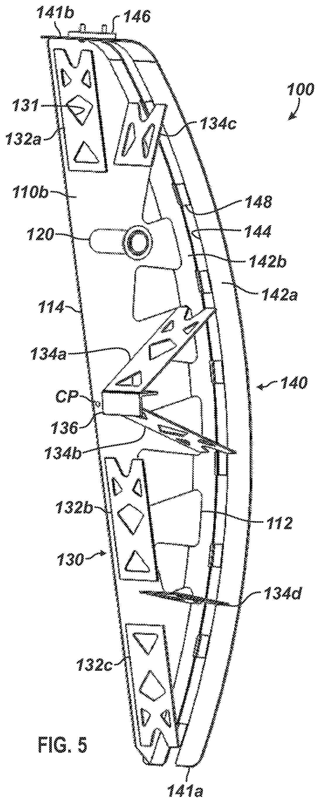 Patent US12345250 Figure 5 – Lightweight, lattice structure horsehead for reciprocating pump unit